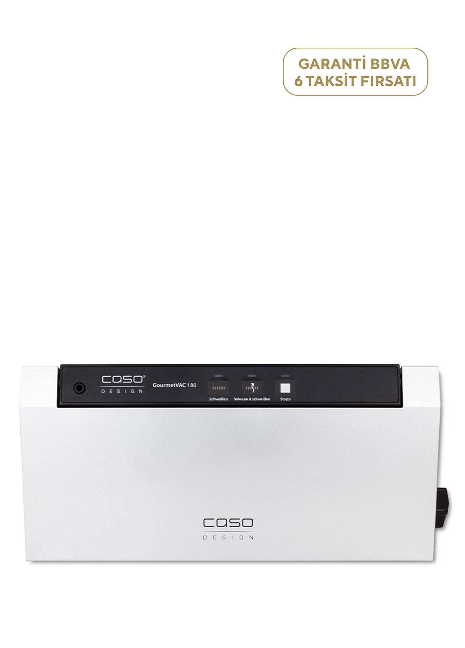 GourmetVAC 180 Gümüş Vakum Makinesi + 10 Vakum Poşeti
