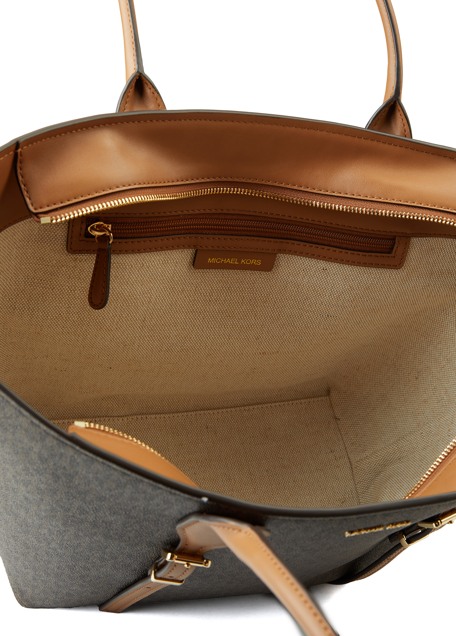 Michael Michael Kors Kahve-Taba Kadın Pratt Tote Kahve Taba Kadın