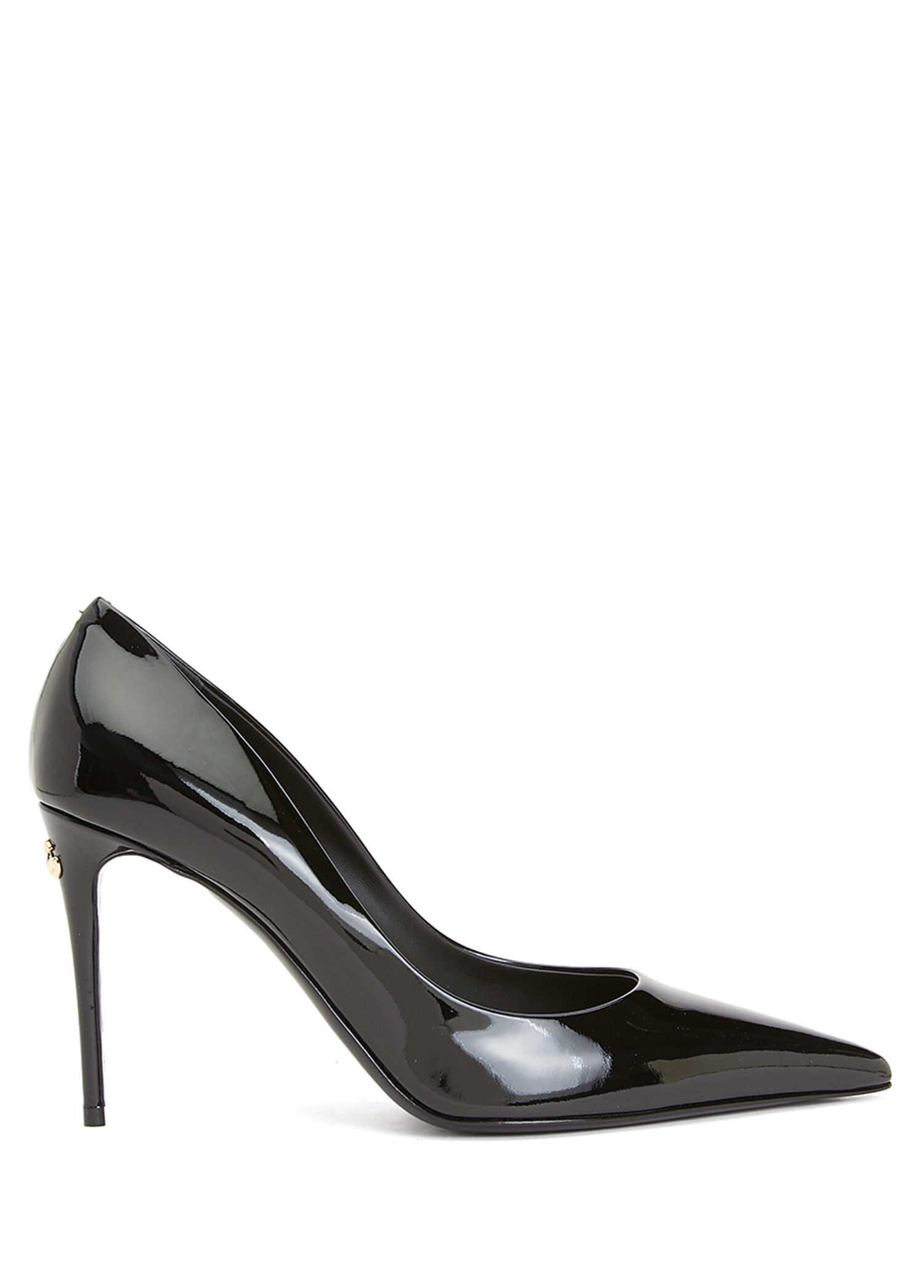 Cardinale Siyah Deri Stiletto