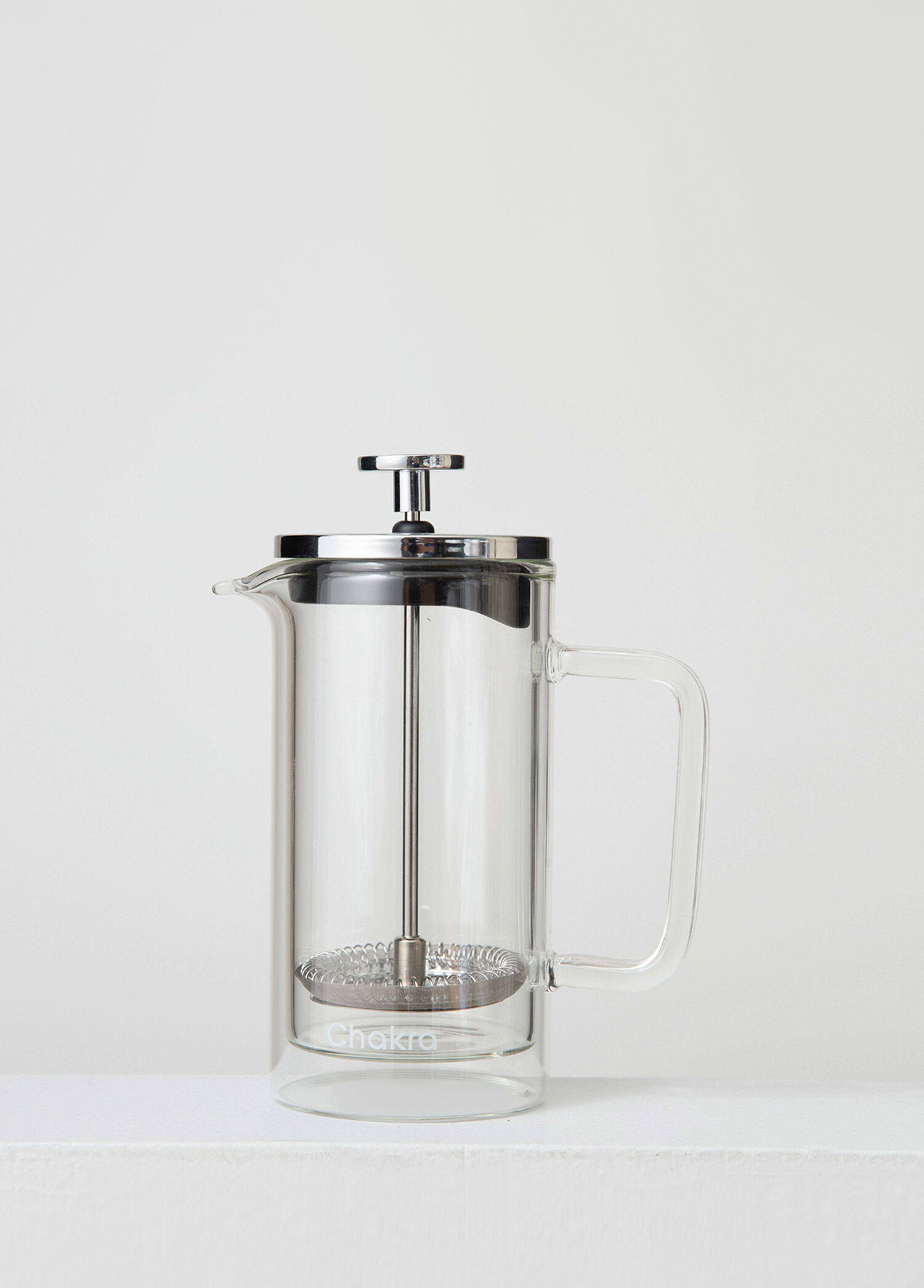 Kepy Transparan Çift Camlı French Press 350 ml