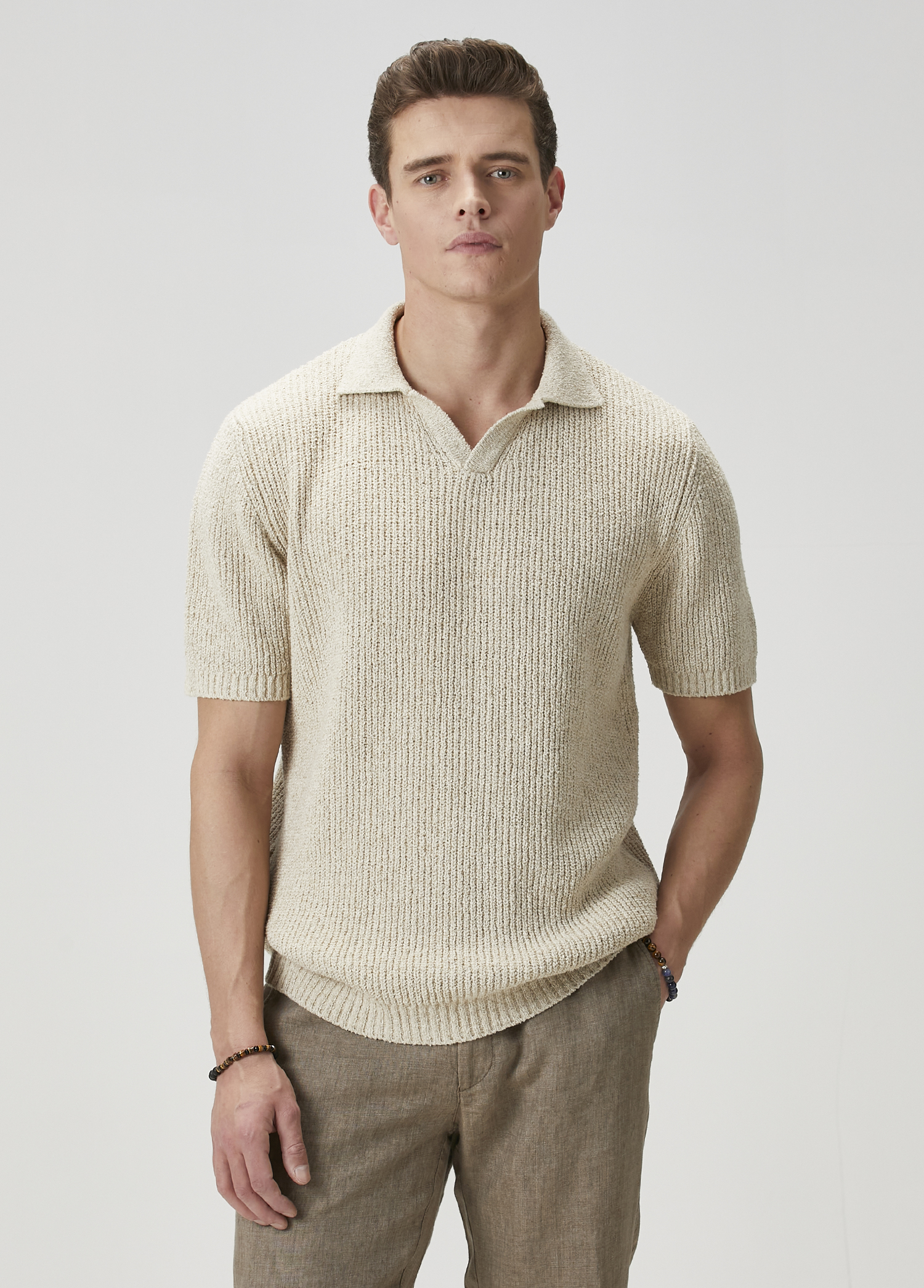 Bej Polo Triko