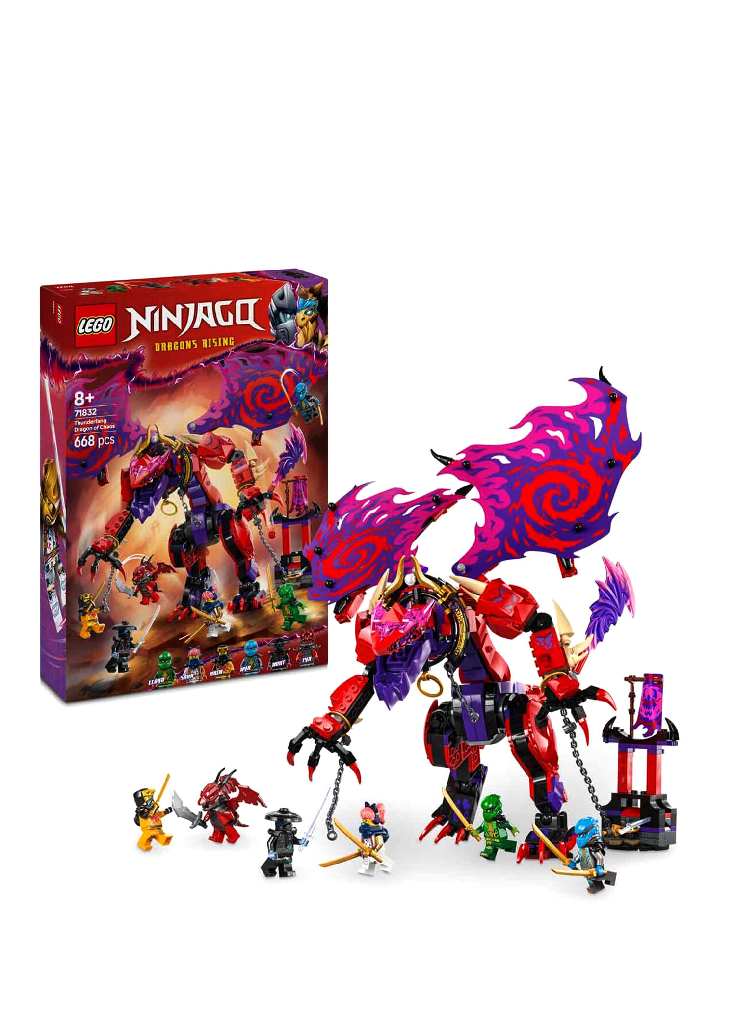 LEGO - Ninjago Thunderfang Kaos Ejderhası 668 Parça 8+ Yaş 6 Ninja