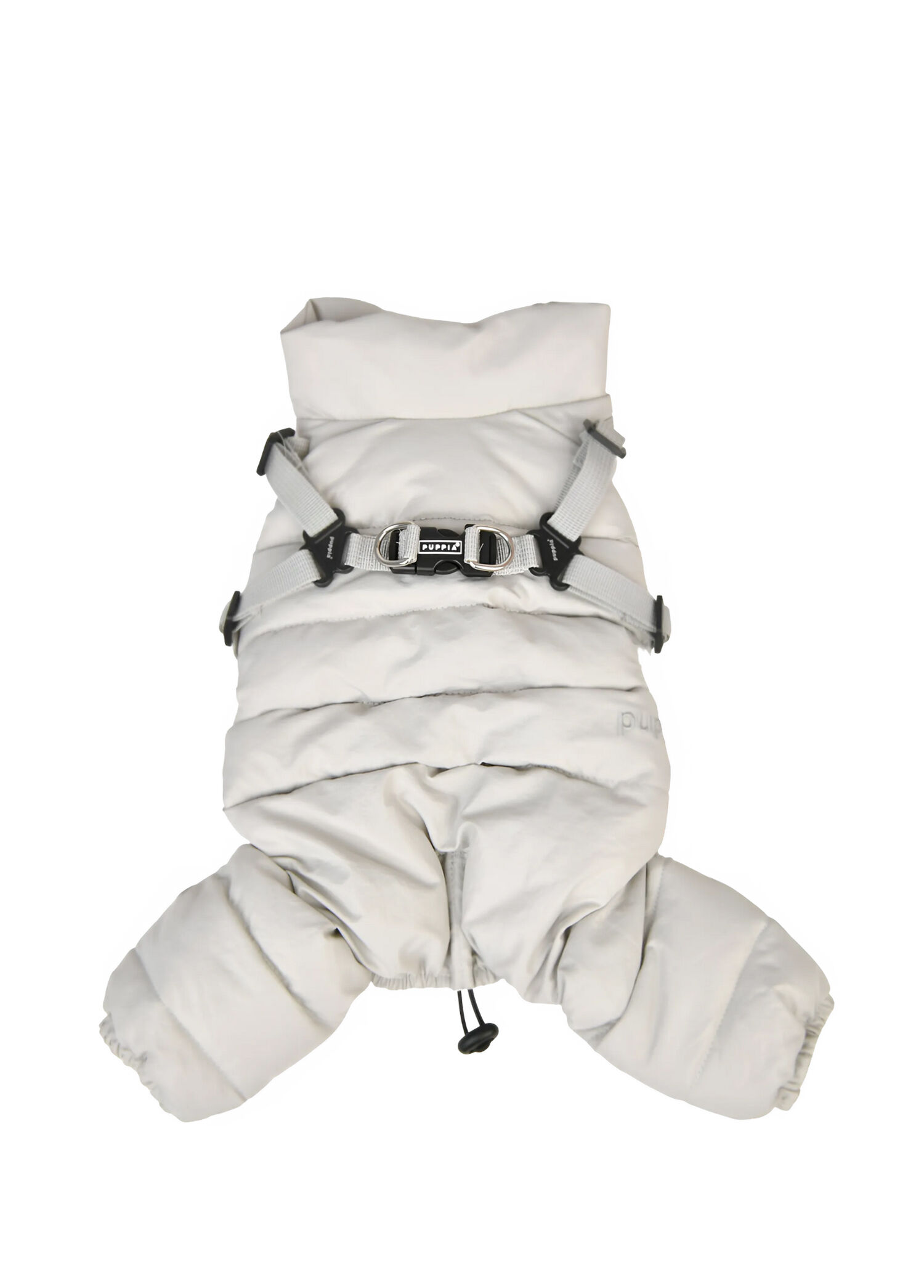 Cotton Touch Gri Tasmalı Köpek Tulumu