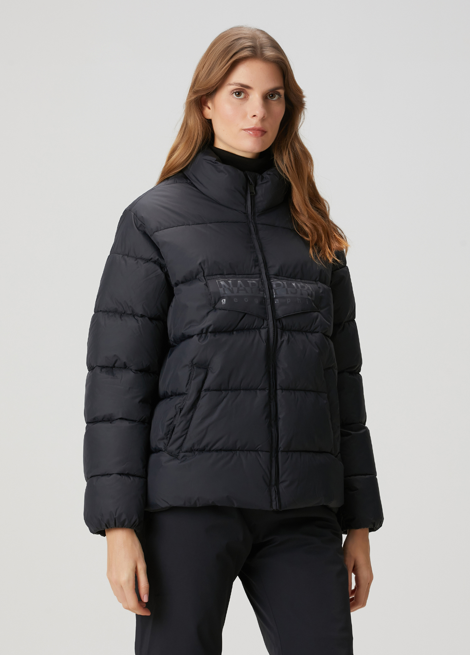 Siyah Puffer Mont