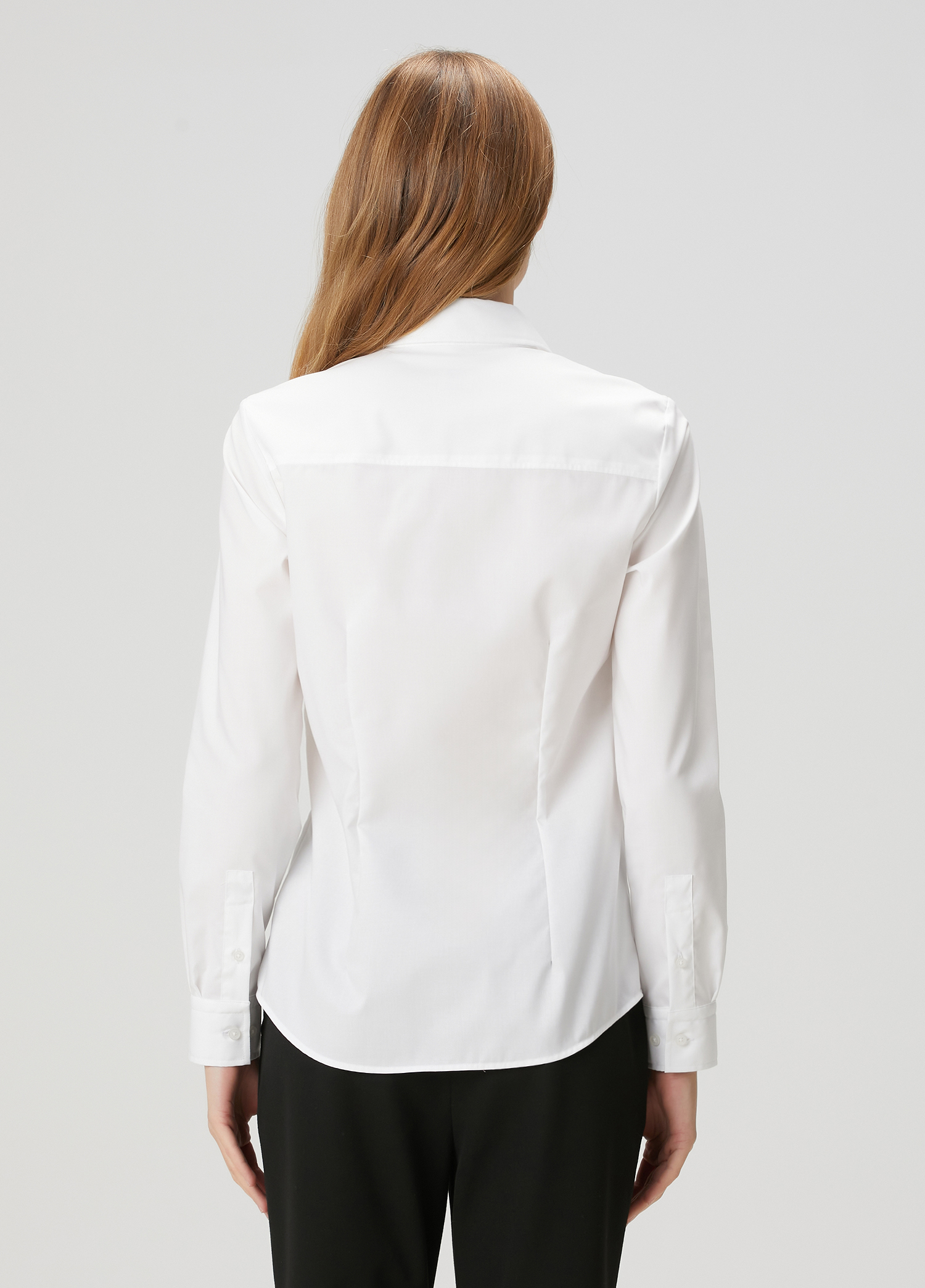 Beyaz Slim Fit Gömlek_5