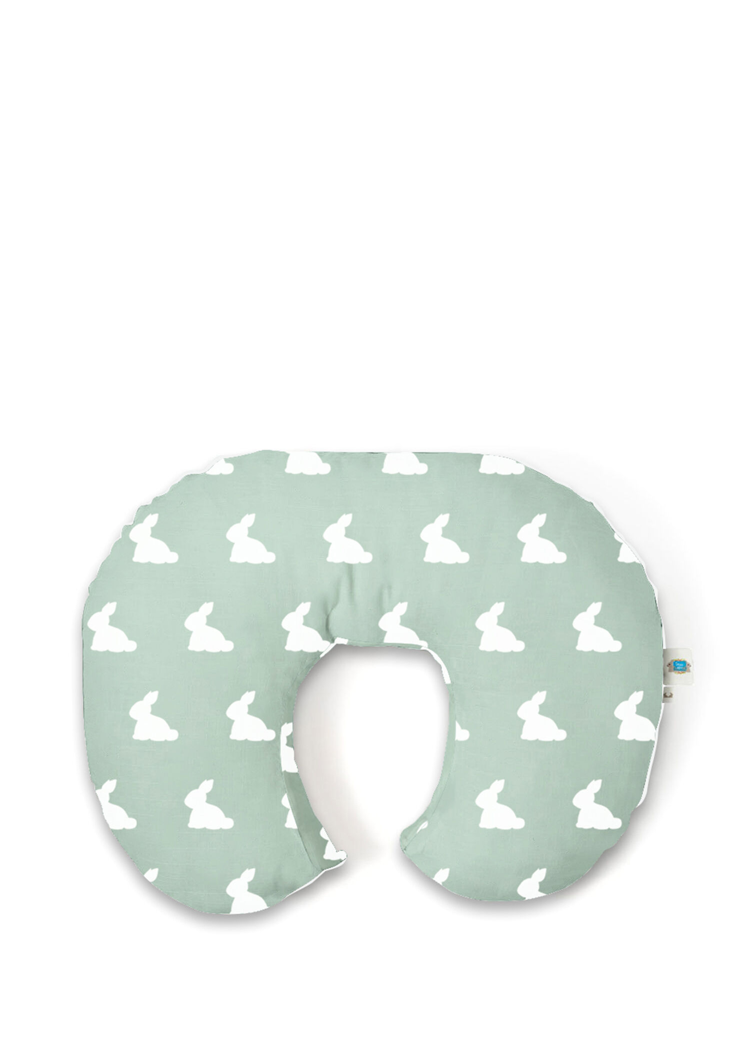 %100 Pamuk Mono Lapin Matcha Green Müslin Bebek Emzirme Destek Yastığı