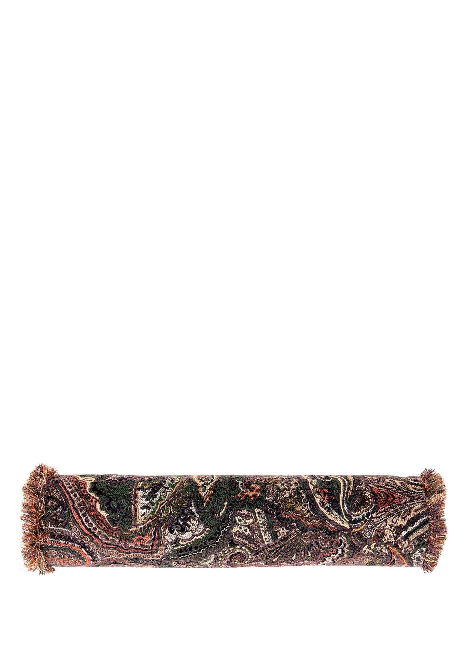 Paisley Dokuma Silindir Kırlent 55 x 12 cm