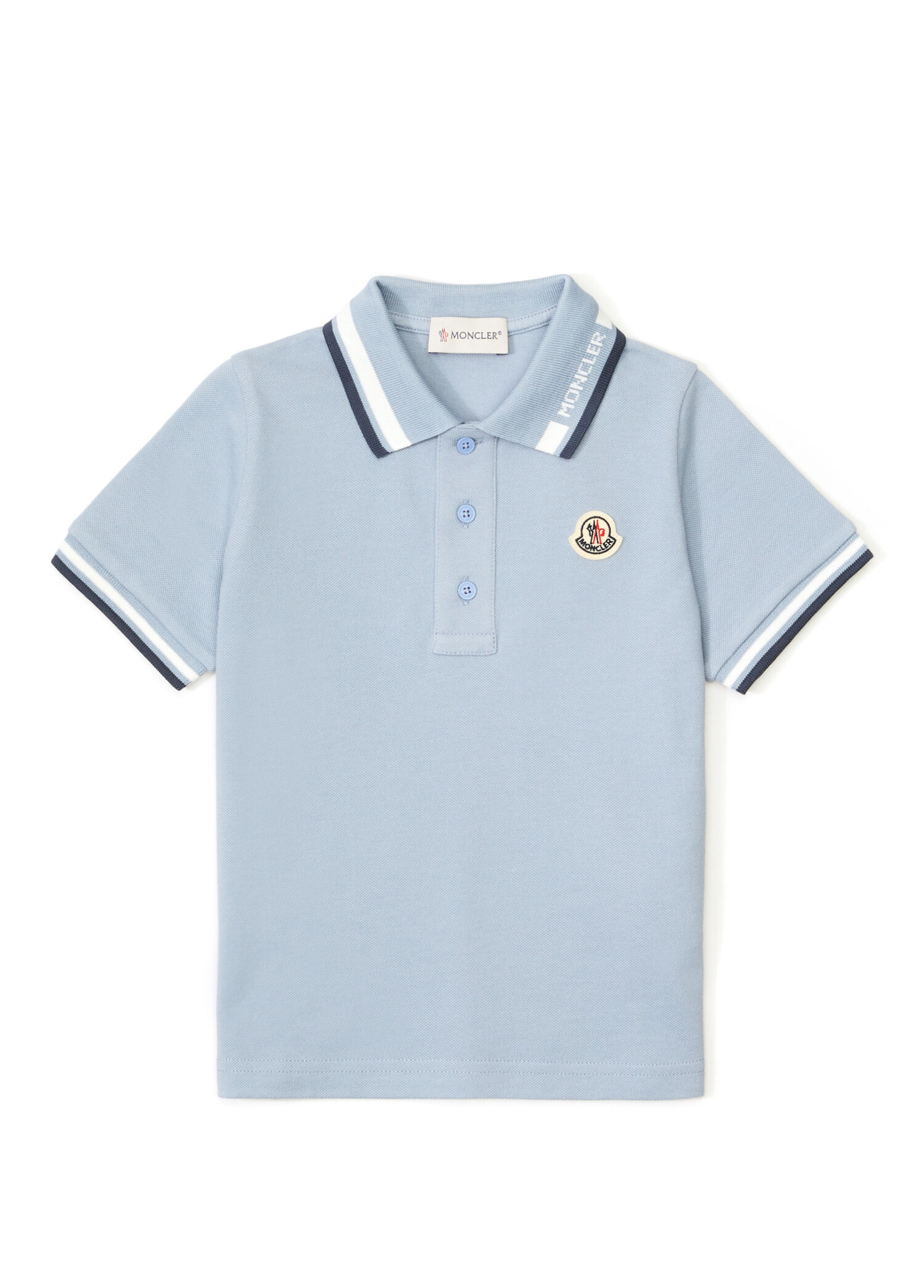 Mavi Polo Yaka Erkek Çocuk T-shirt