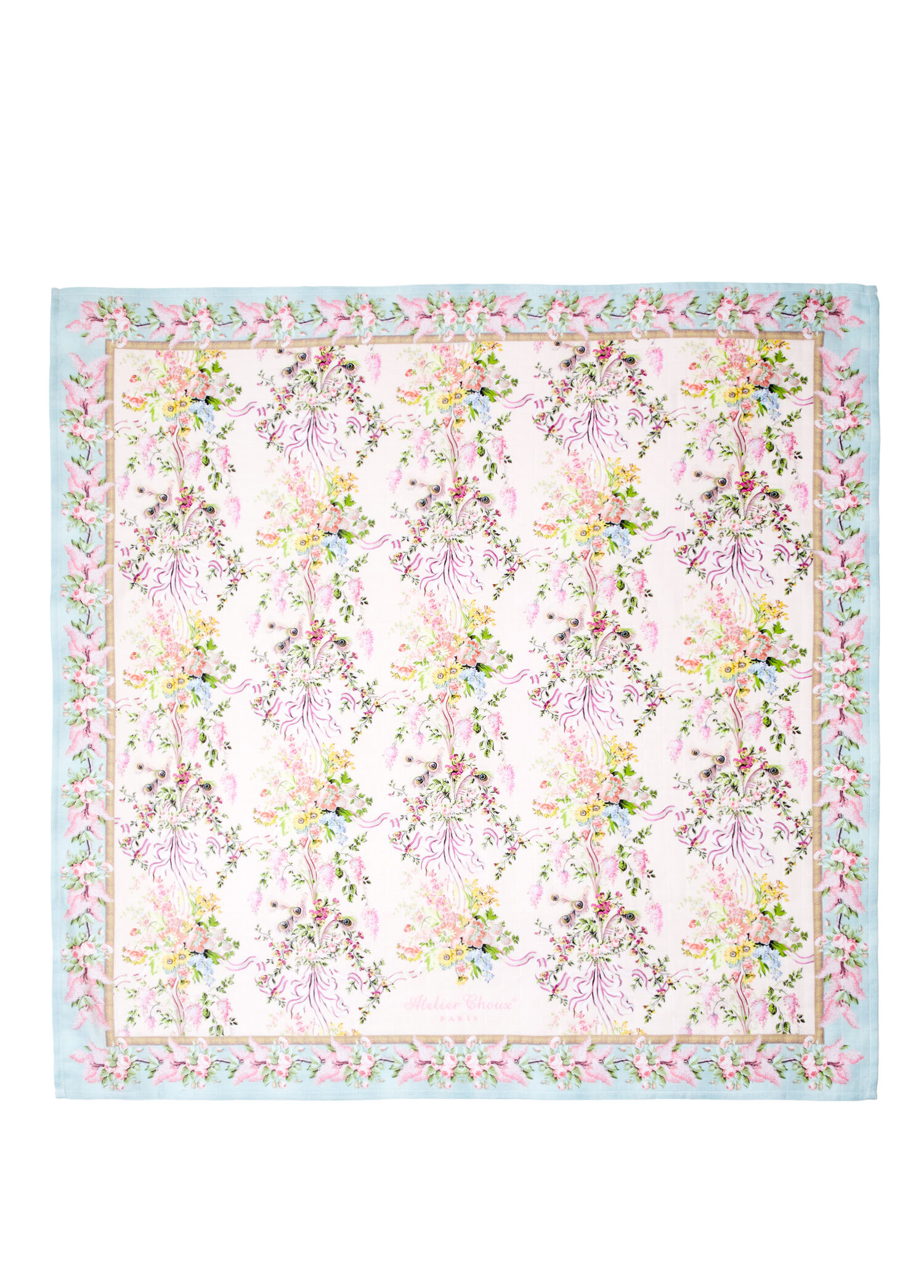 Carre Figür Desenli 100x100 cm Bebek Battaniyesi