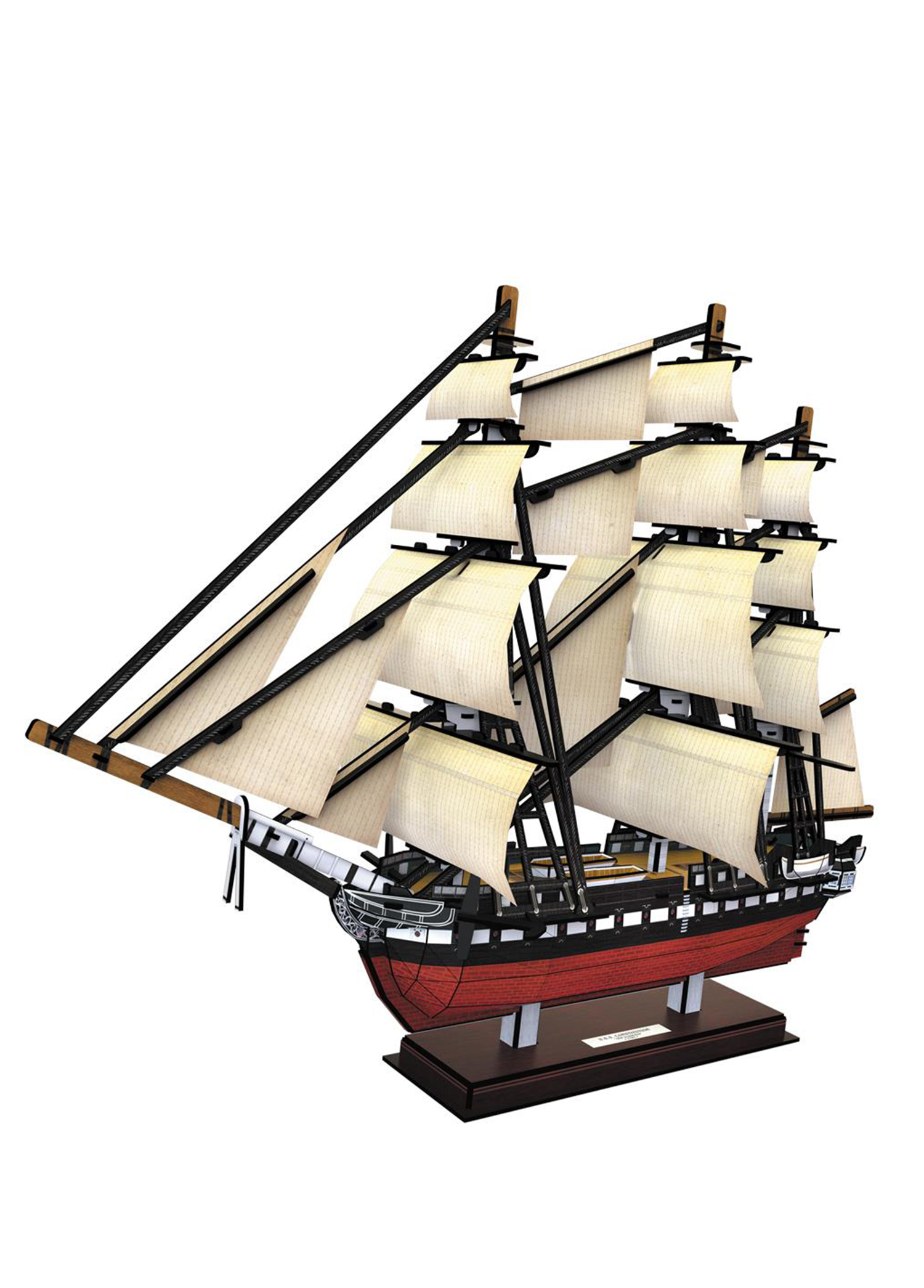 Uss Constitution Gemisi 3D Puzzle 193 Parça