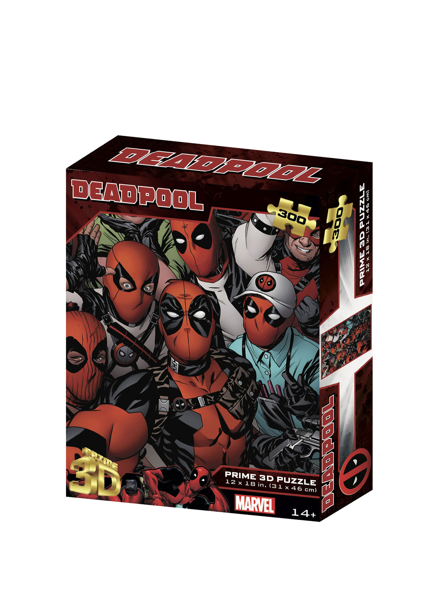 Marvel Deadpool 300 Parça 3D Puzzle