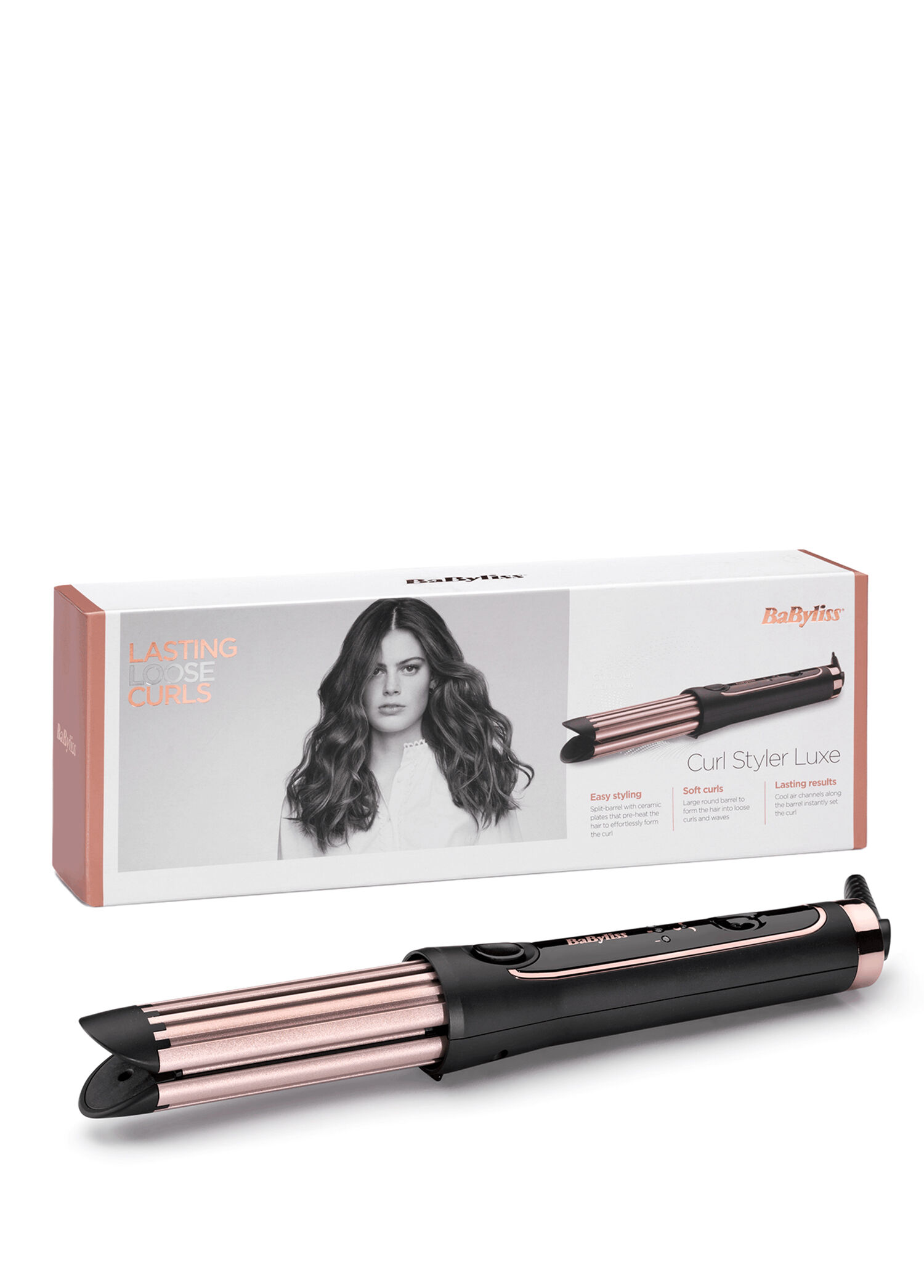C112E Curl Styler Luxe Siyah Şekillendirici