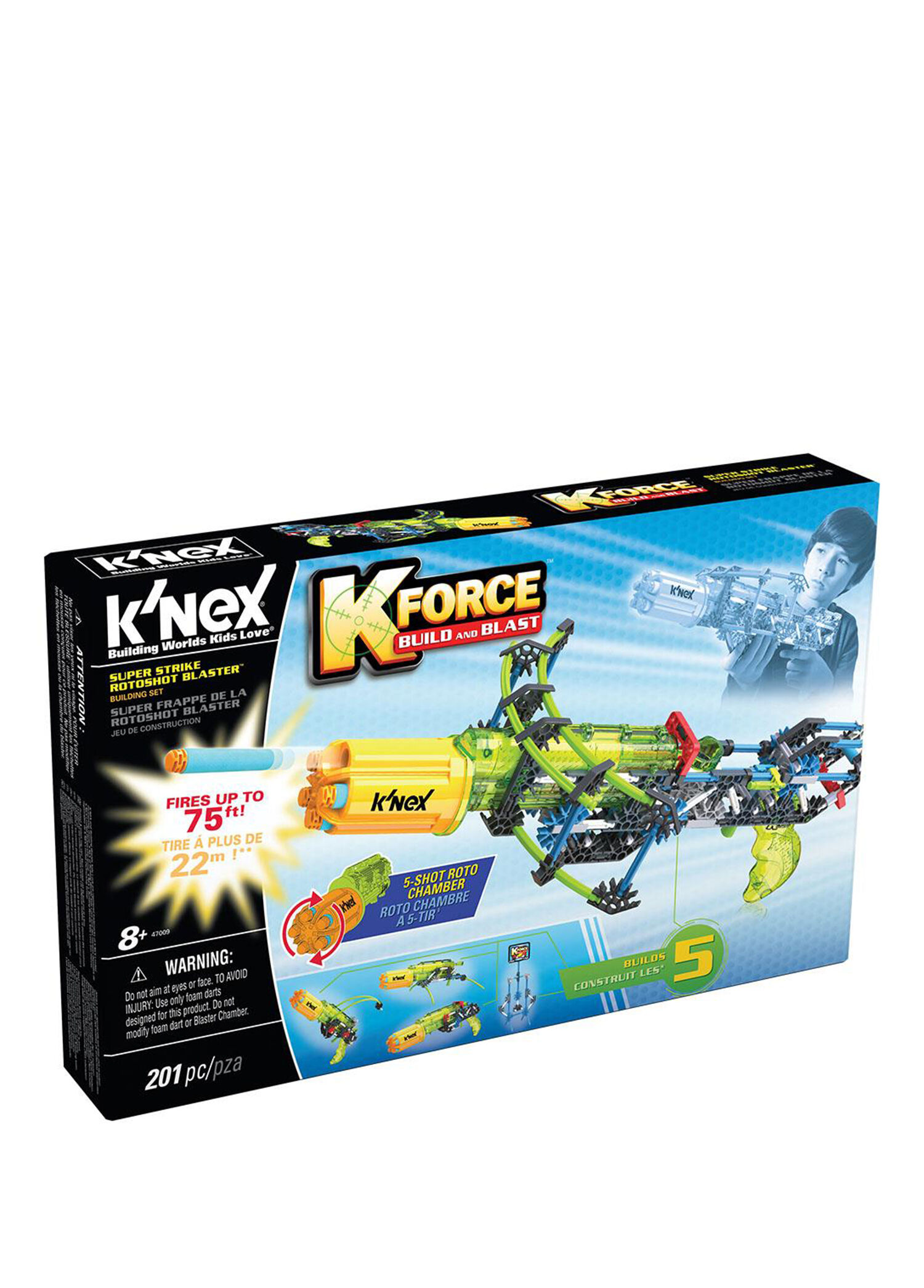 K-Force Super Strike Rotoshot Blaster 201 Parça 8+ Yaş Yapı Seti