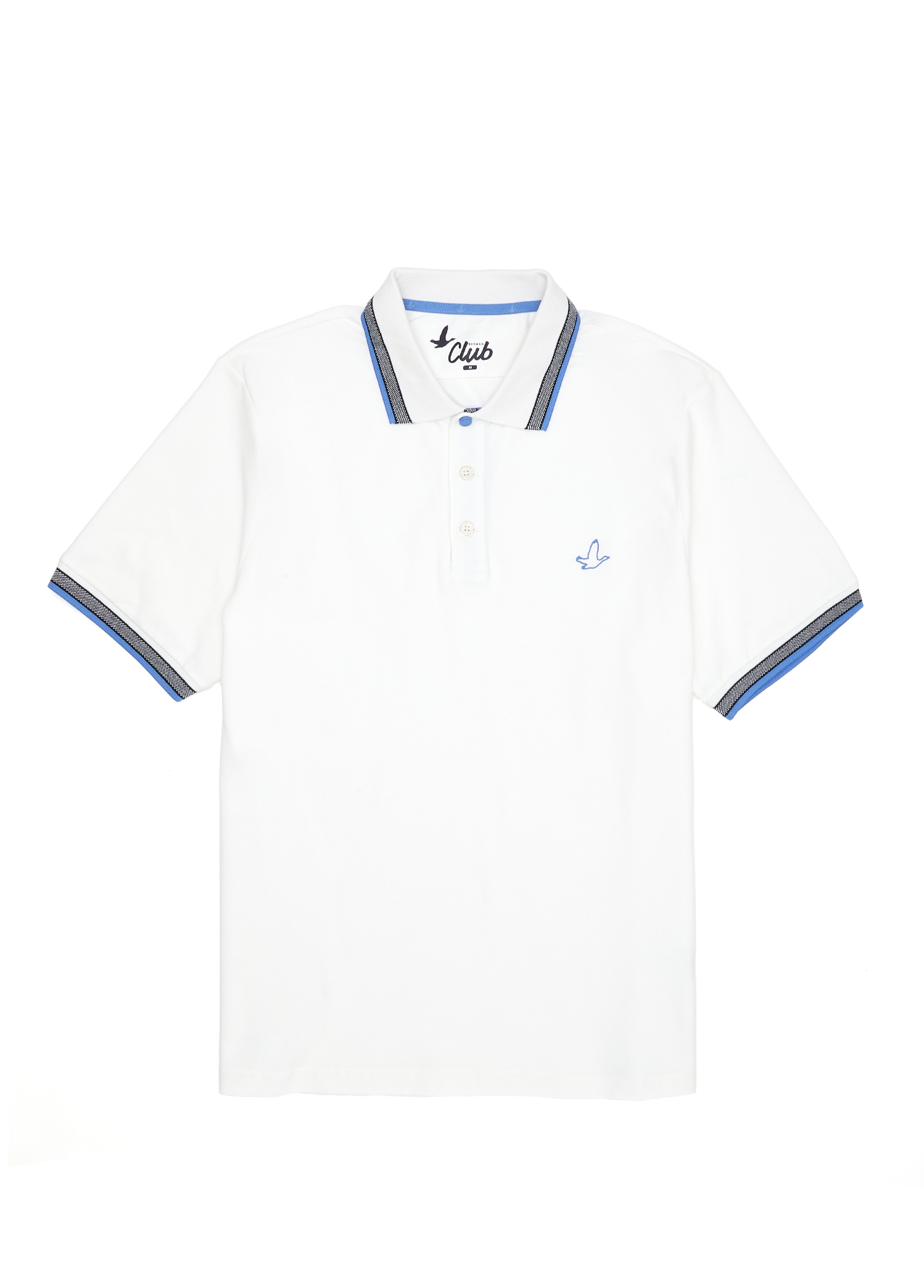 Comfort Fit Beyaz Polo Yaka T-shirt_7