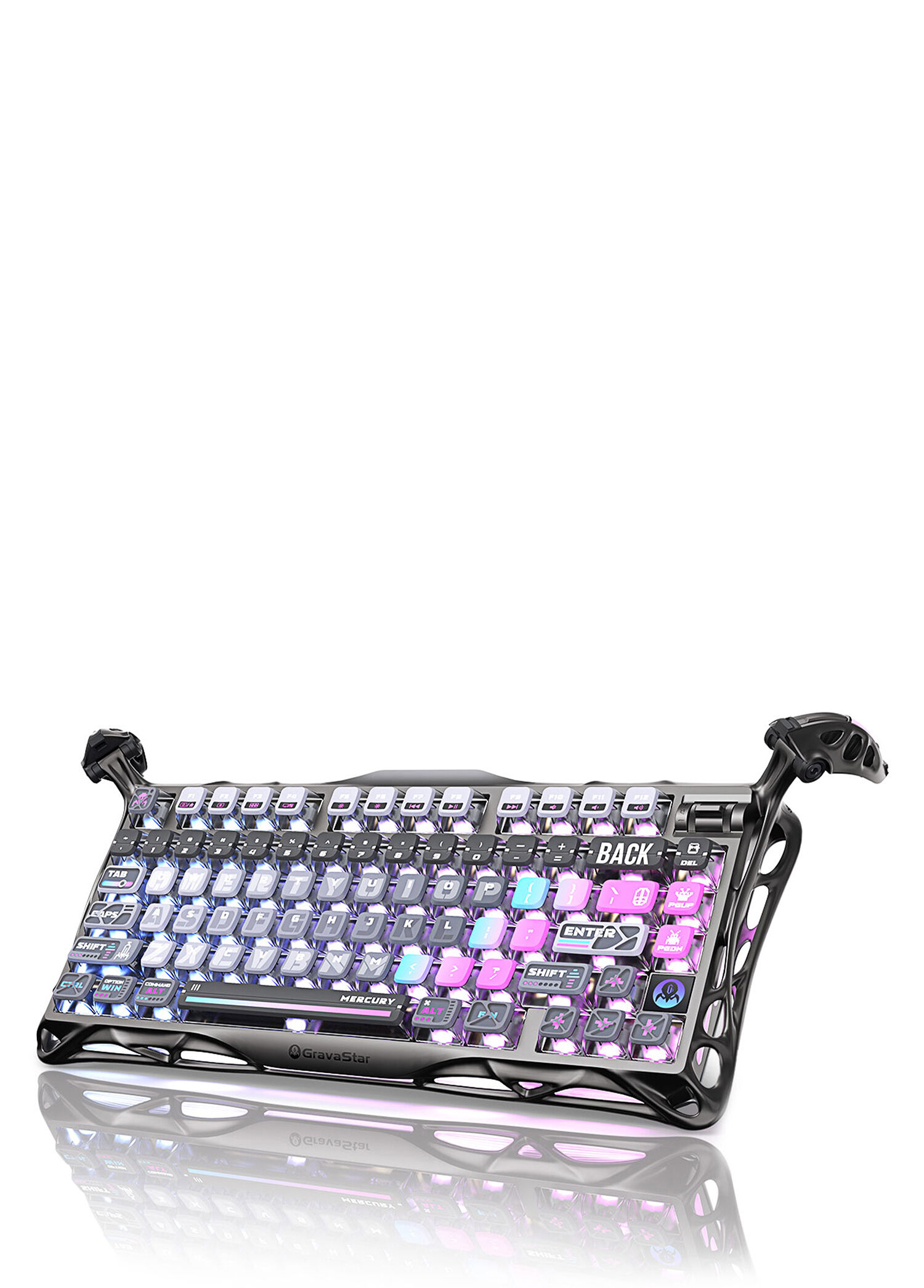 Mercury K1 Pro RGB Special Edition Cyberpunk Kablosuz Mekanik Gaming Klavye