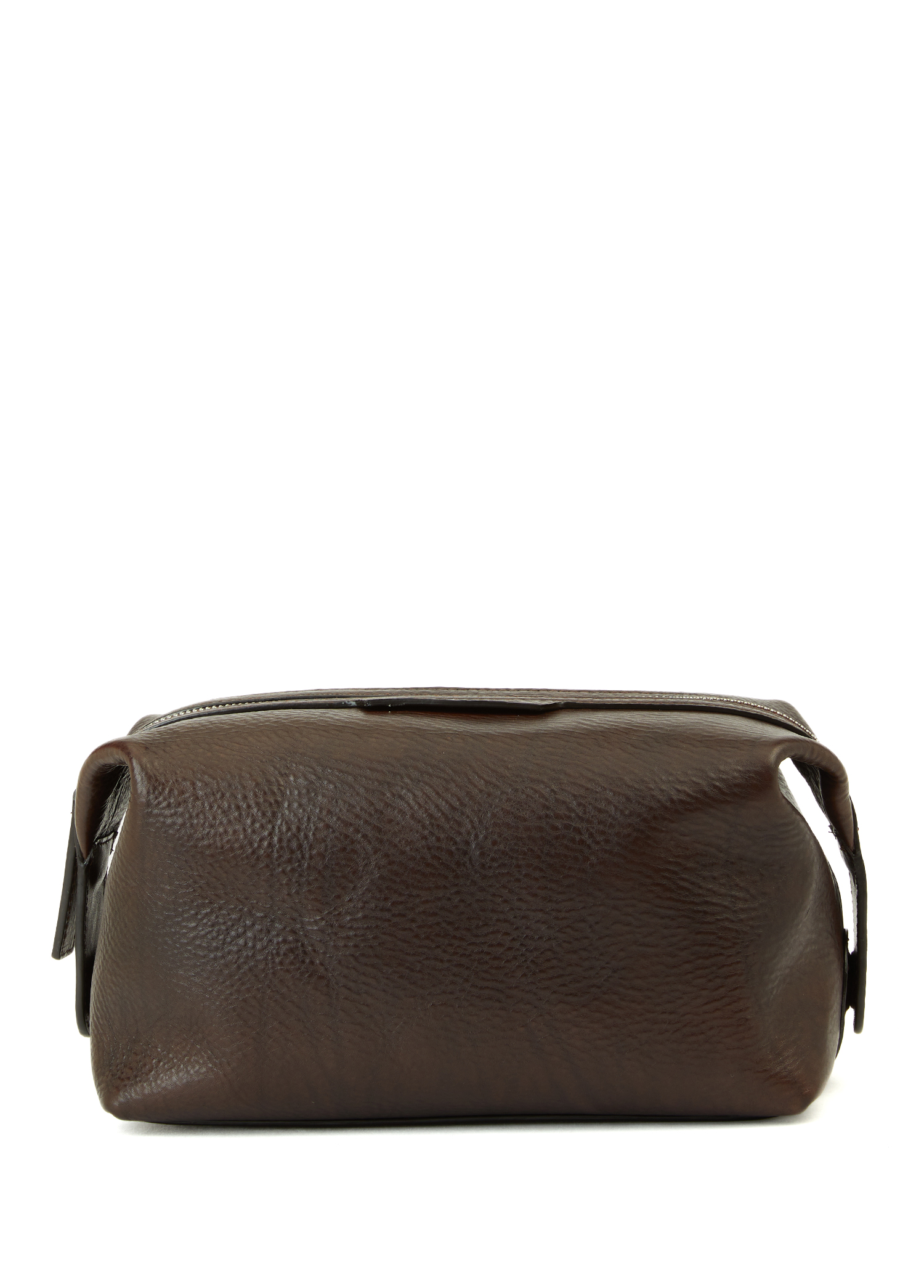 Kahverengi Deri Tıraş Çantası