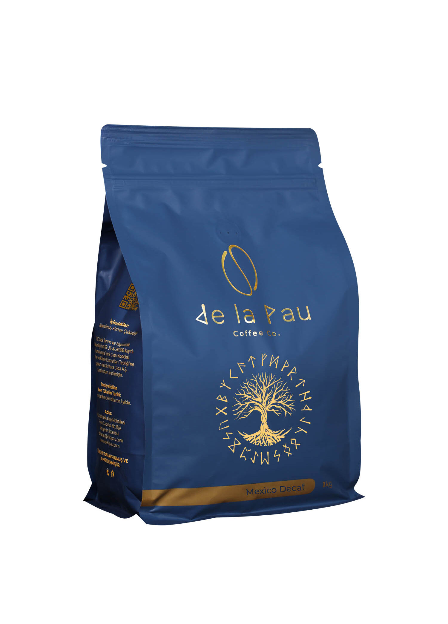 Mexico Decaf Kafeinsiz Öğütülmüş Yöresel Kahve 1 kg