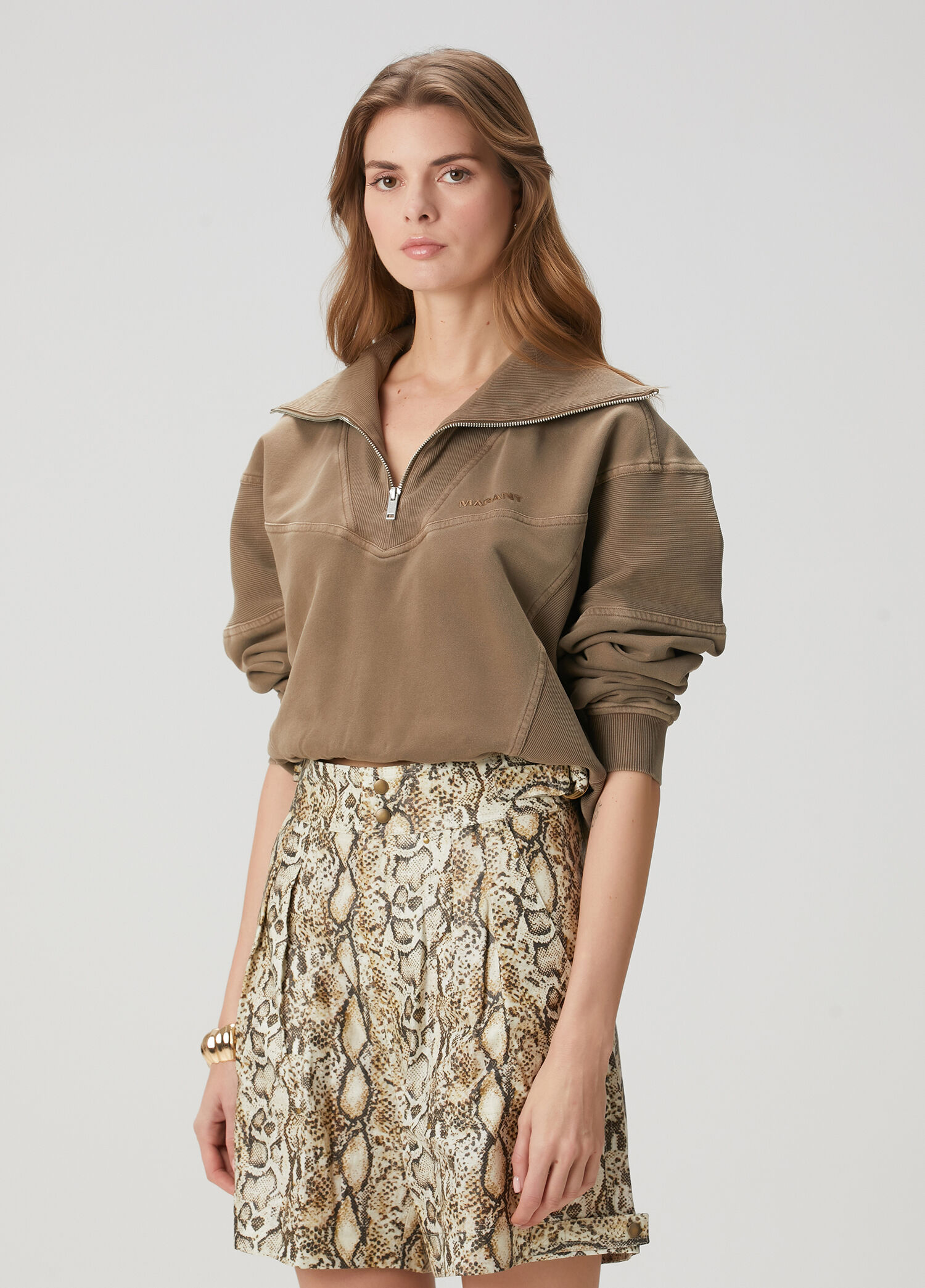 Etoile Isabel Marant - Yaele Khaki Sweatshirt