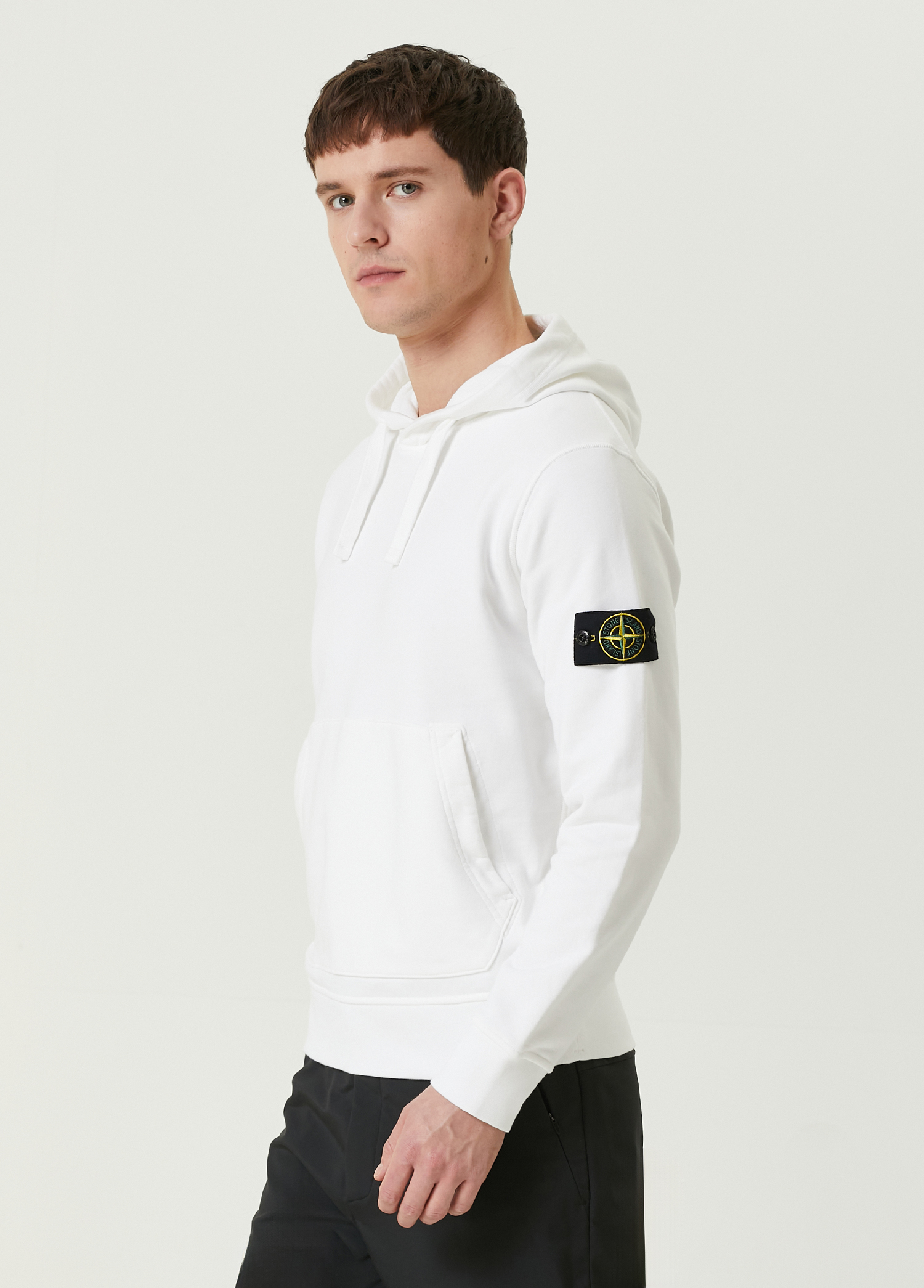 Stone island sale big logo jumper