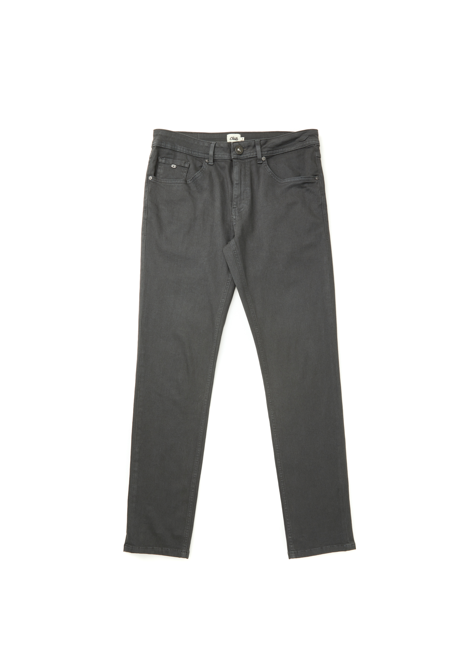 Slim Fit Antrasit Non-Denim Pantolon_5