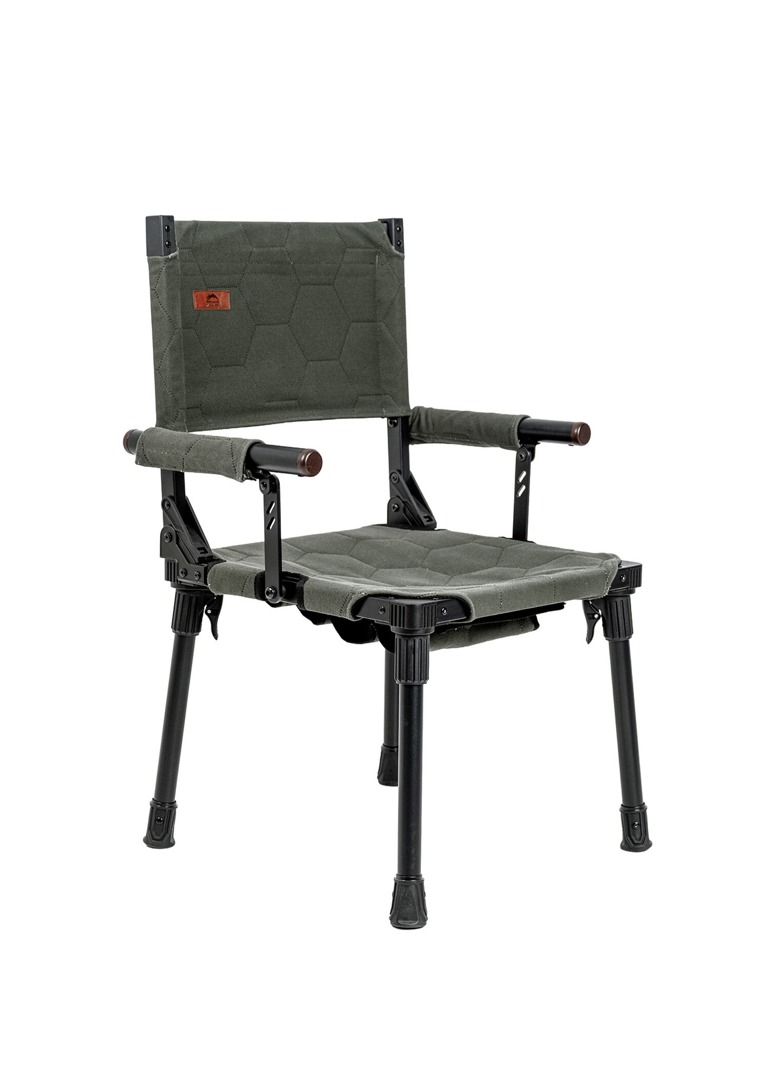 Mts-C Siyah 100° Açı Ergonomik Sırt Tasarımlı Kamp Sandalyesi