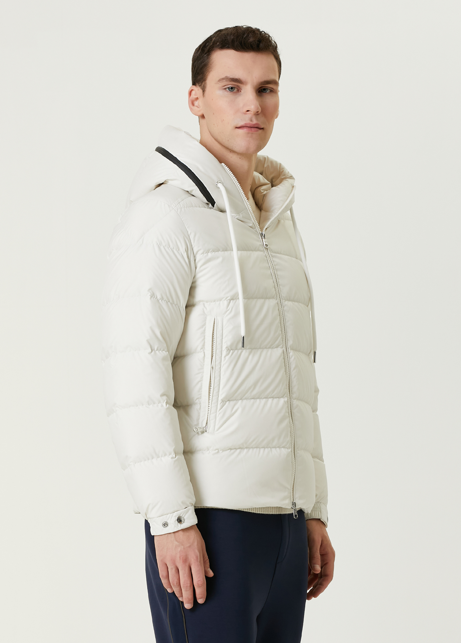 Black Hooded Puff Coat