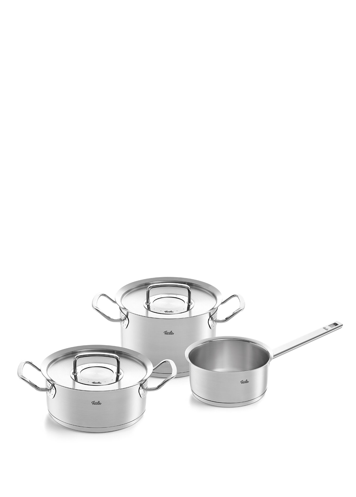 P Fissler Original Profi Collection Metal Kapakli 5 Parca Celik Tencere Seti