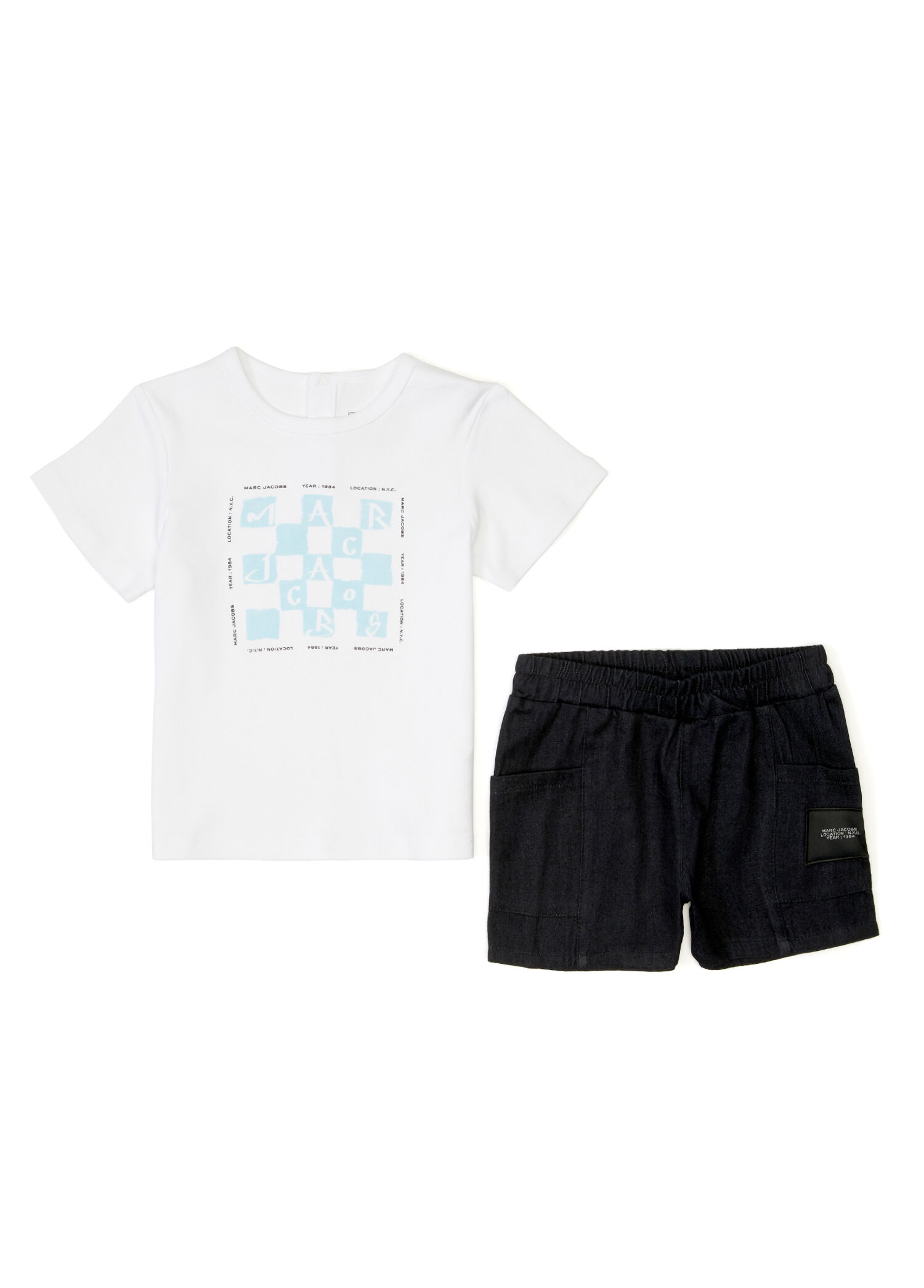 Lacivert Beyaz Çocuk 2li Set