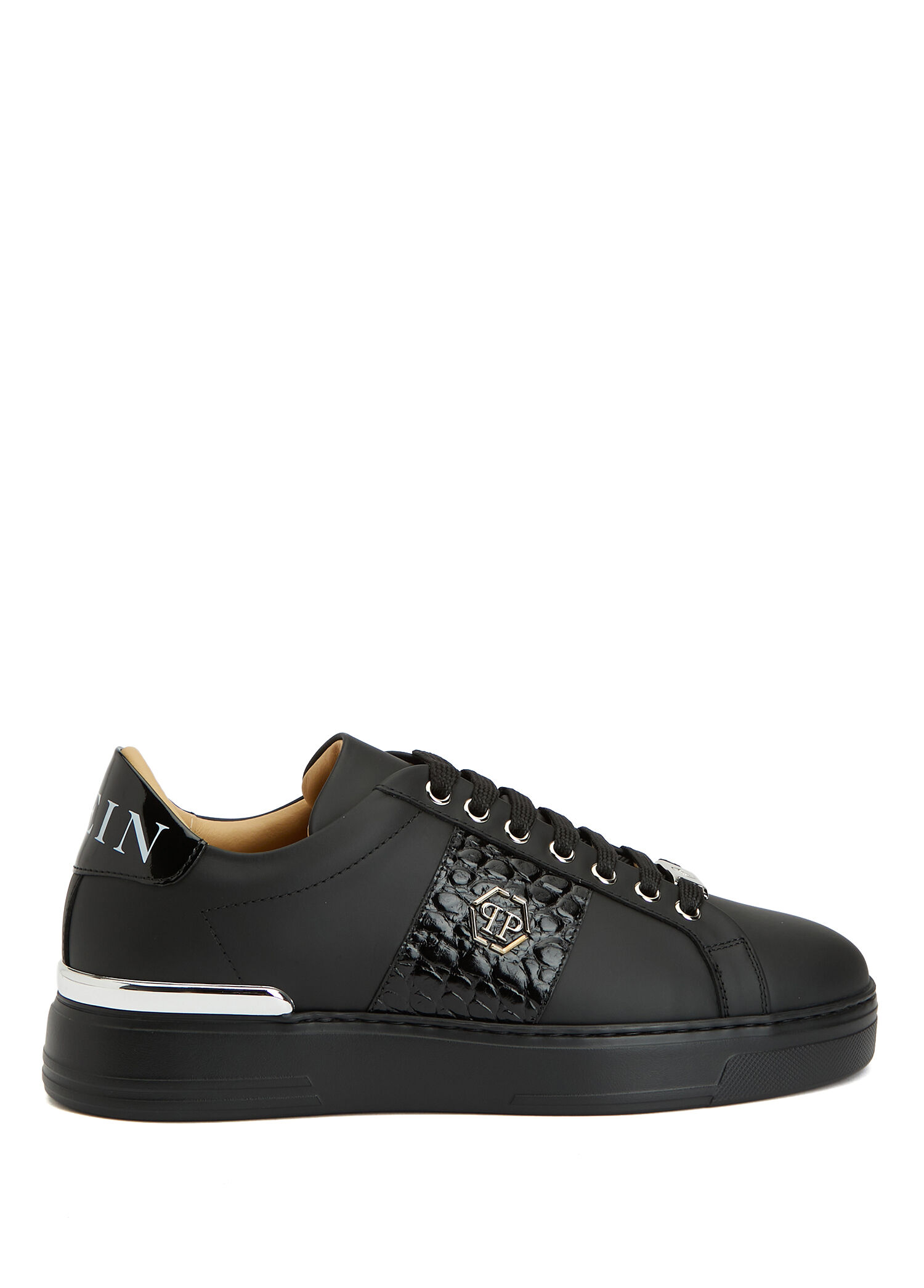 Siyah Erkek Deri Sneaker