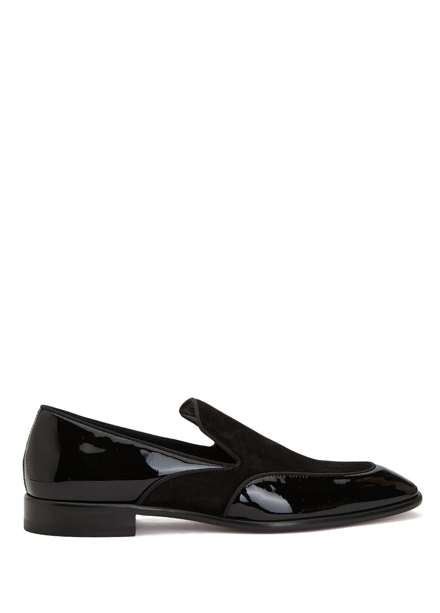 Yakı Siyah Erkek Kadife Loafer