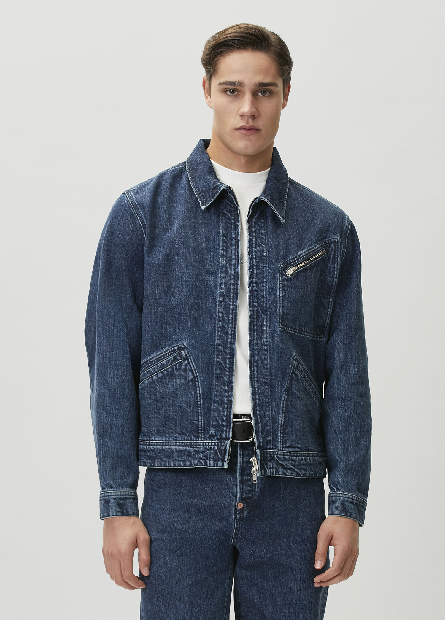 Signature Utility İndigo Denim Ceket
