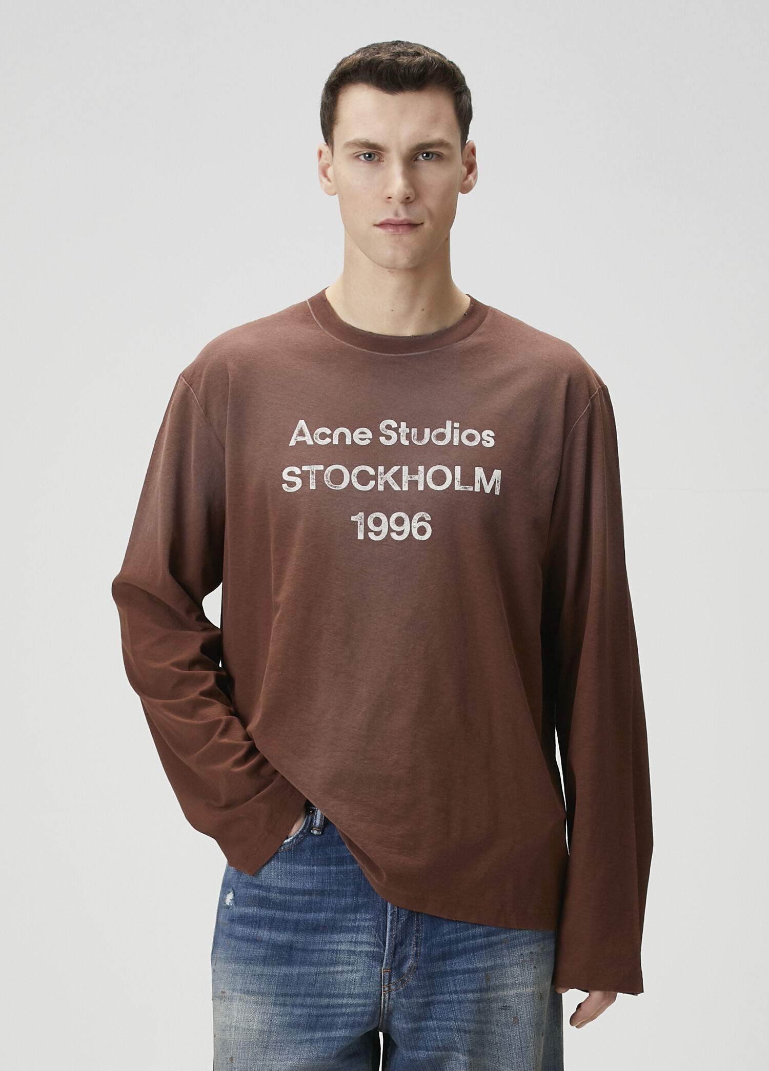 Kahverengi Organik Pamuk Sweatshirt