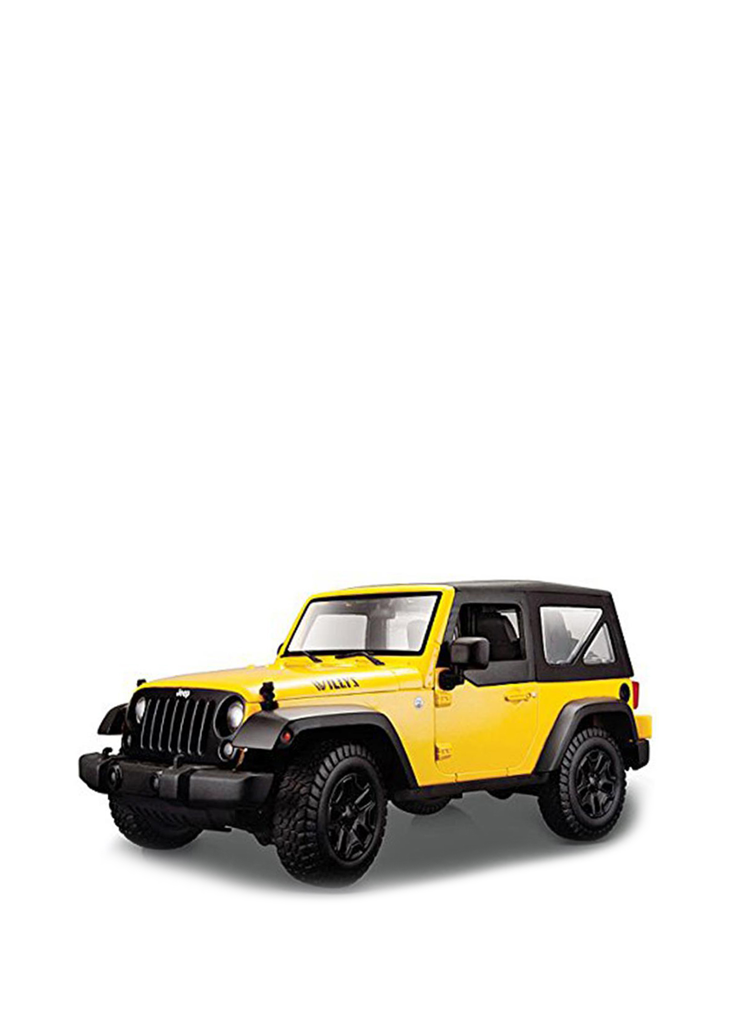 Jeep Wrangler 2014 1/18 Sarı Model Araba