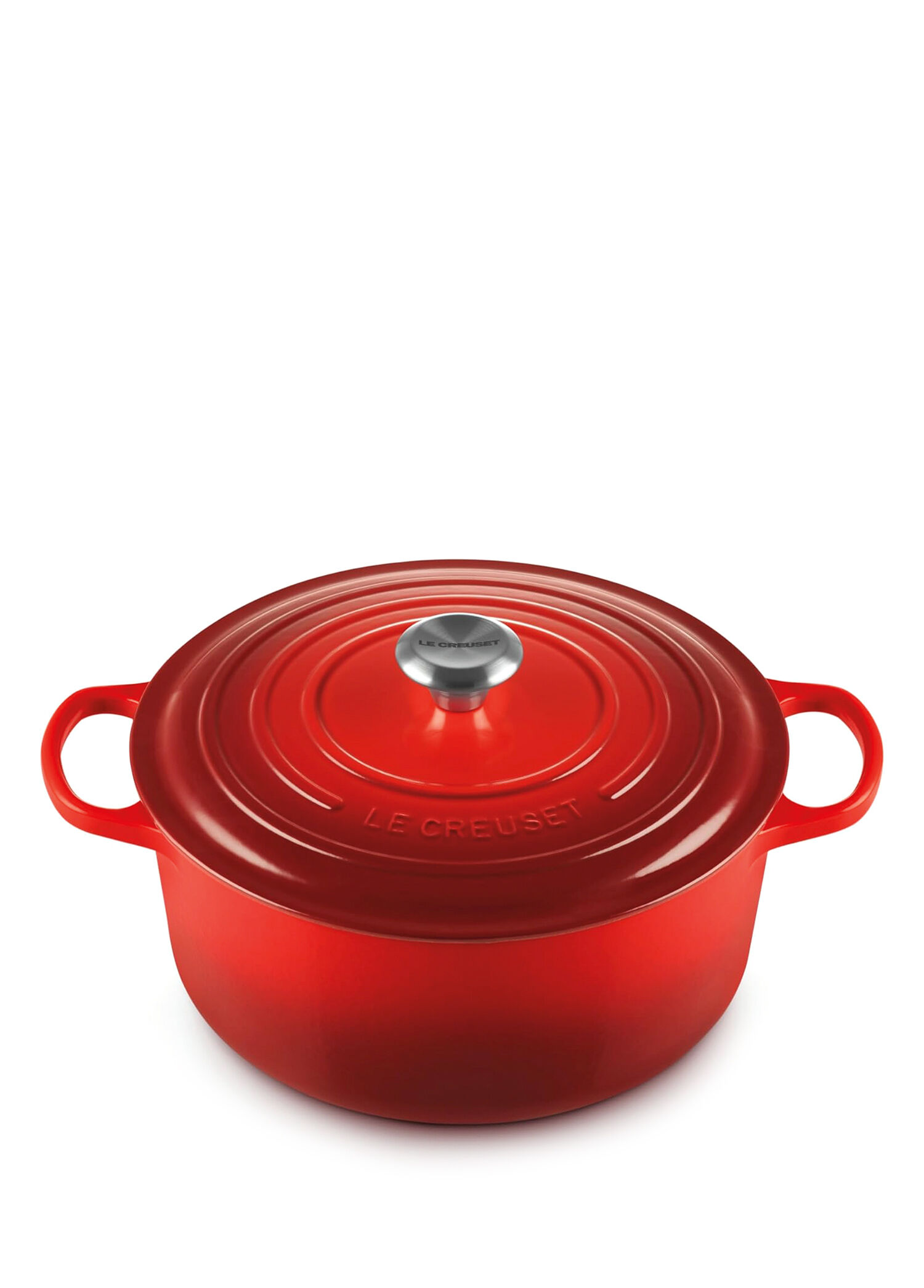 Le Creuset - İmza Koleksiyonu Kiraz Kırmızı Döküm Tencere 26 cm