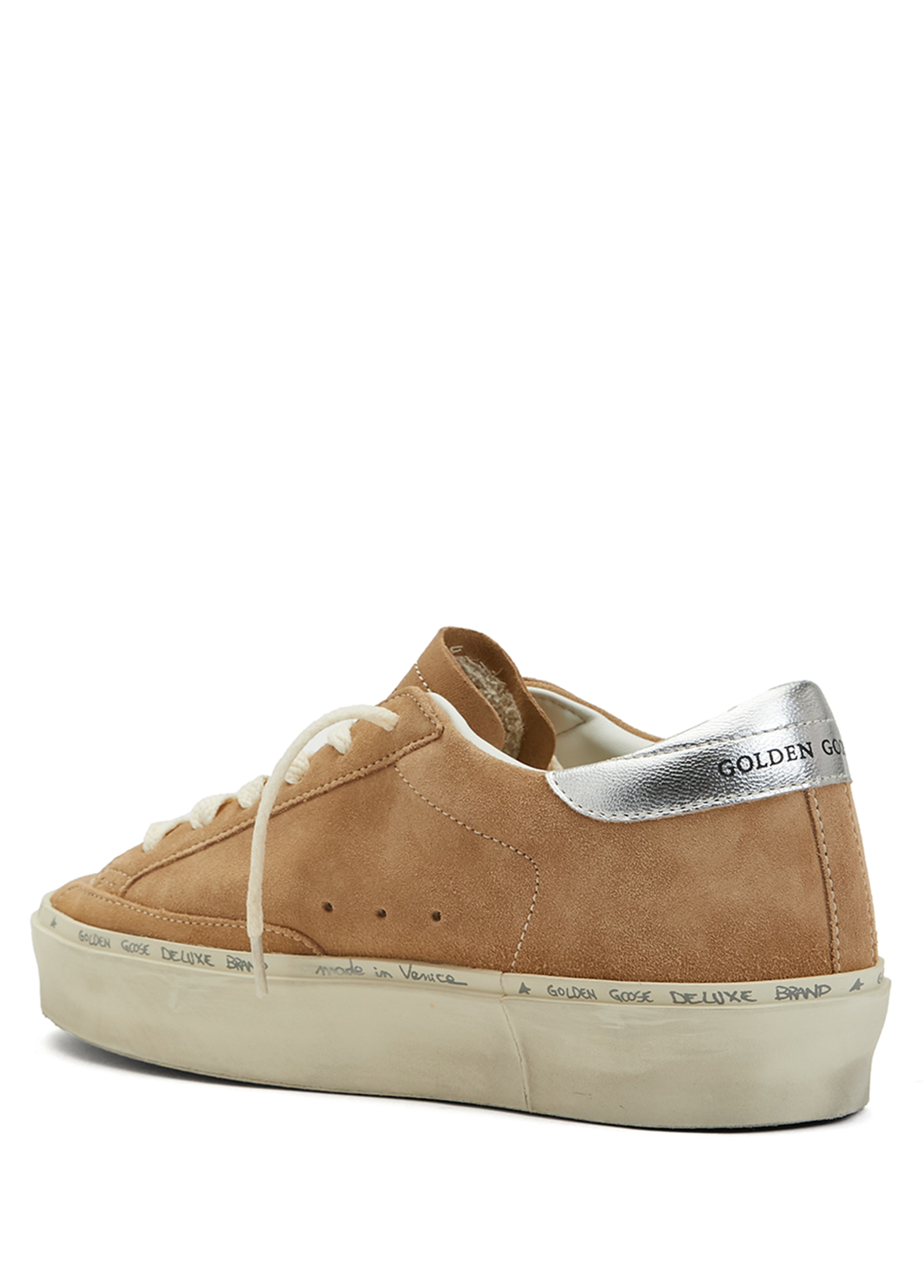 Golden Goose - Hi Star Taba Kadın Deri Sneaker - Taba