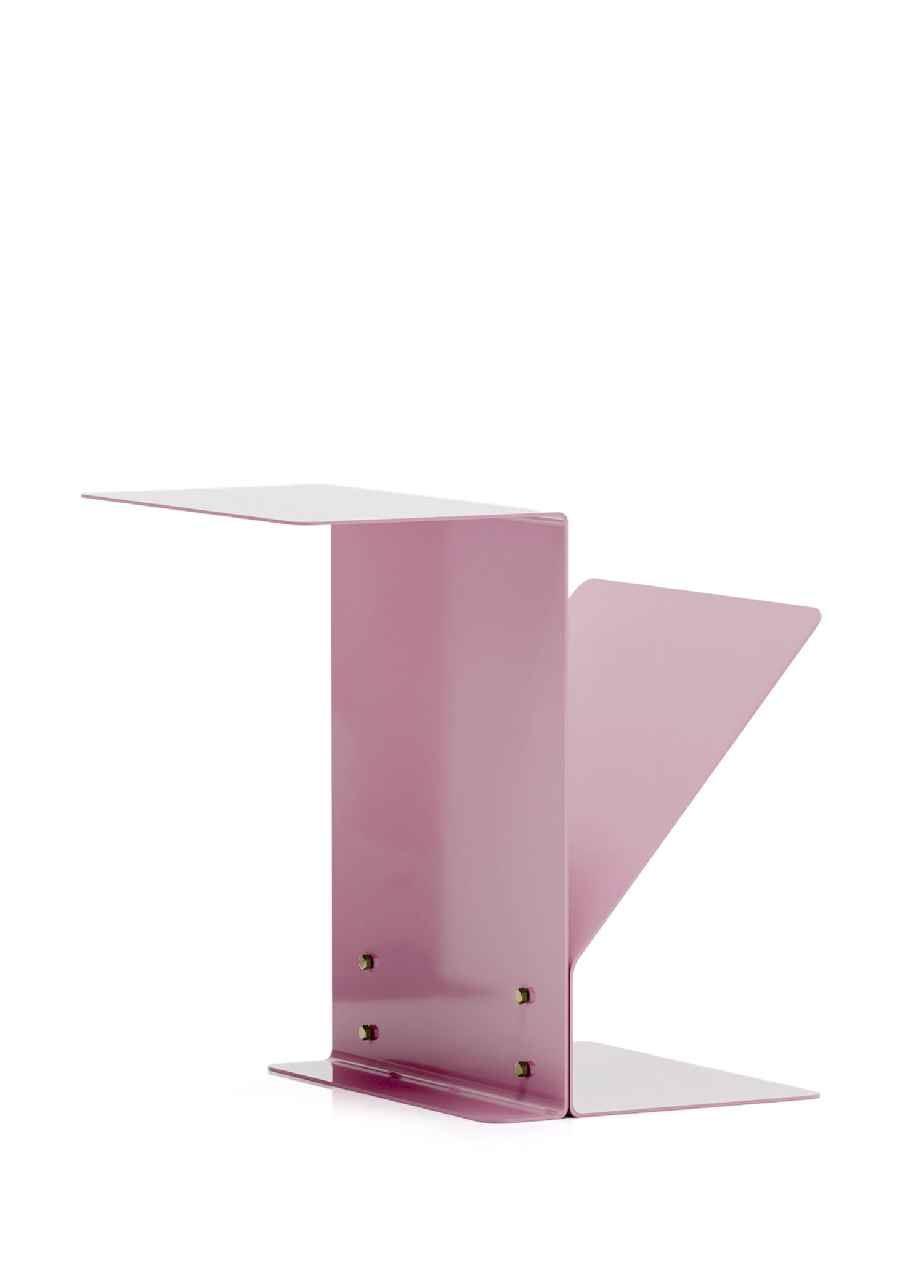 Frak Çok Amaçlı Pembe Metal Sehpa