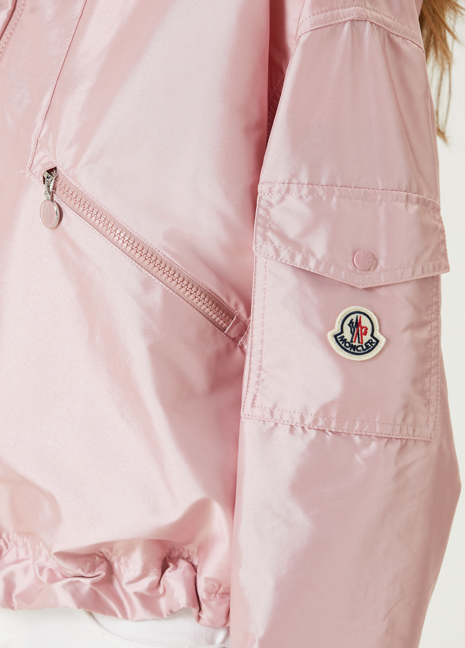 Moncler - Pembe Kapüşonlu Parka - Pembe