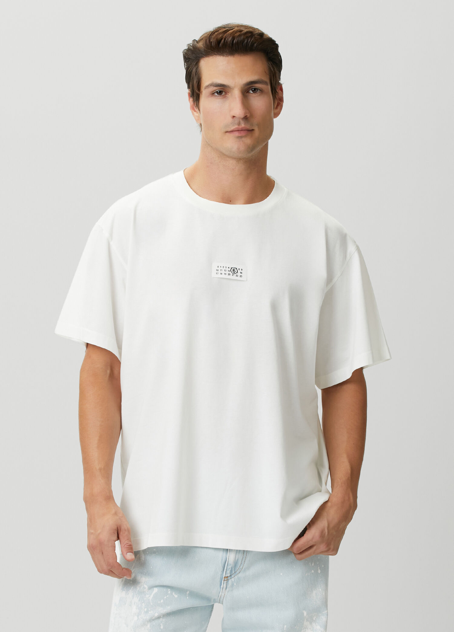 P Mm6 Maison Martin Margiela White T Shirt