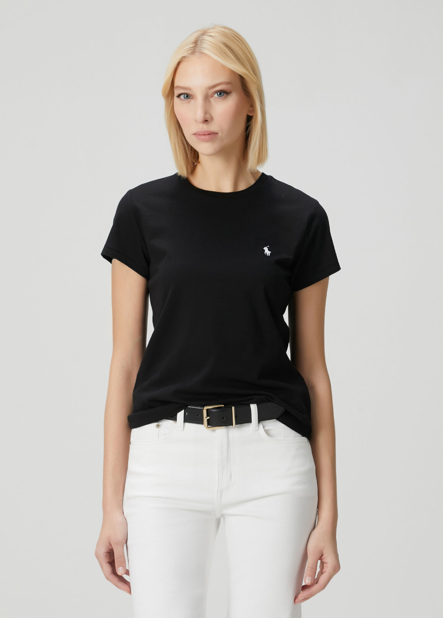 Polo Ralph Lauren Siyah Kadın Siyah Logolu T-shirt 1899398 | Beymen