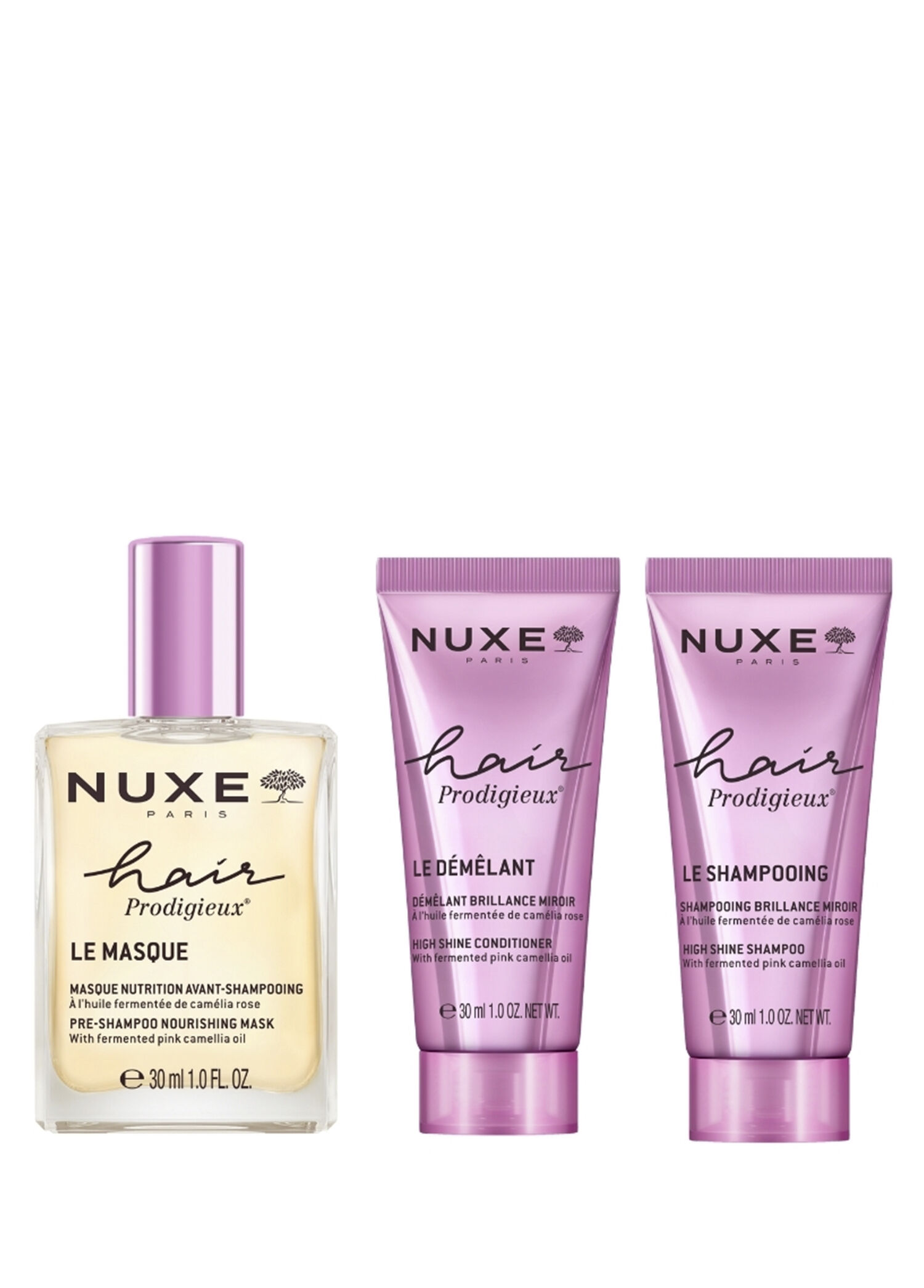 Hair Prodigieux Maske 30 ml +Şampuan 50  ml +Saç Kremi 30 ml Saç Bakım Seti