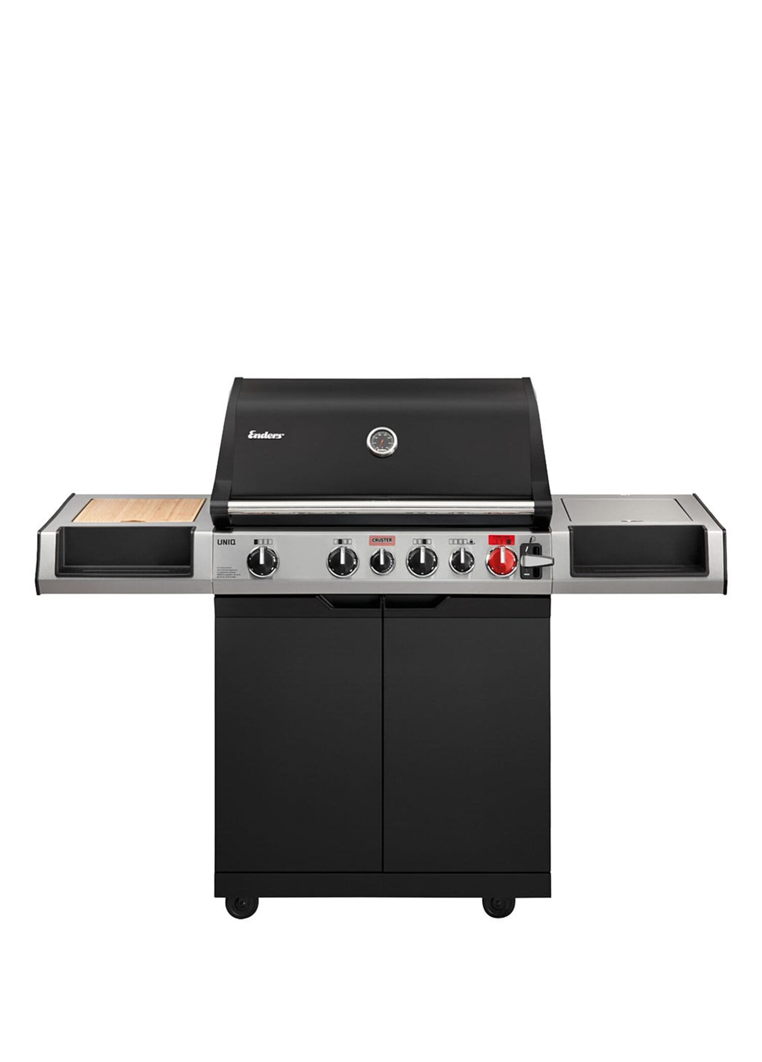 Uniq 4 IK Cruster Siyah Gazlı Mangal 25,5 Kw