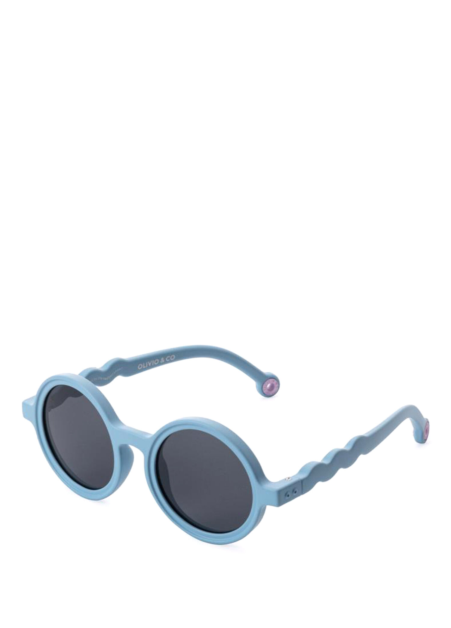 Classic Round Reef Blue 0-18 ay Unisex Çocuk Güneş Gözlüğü