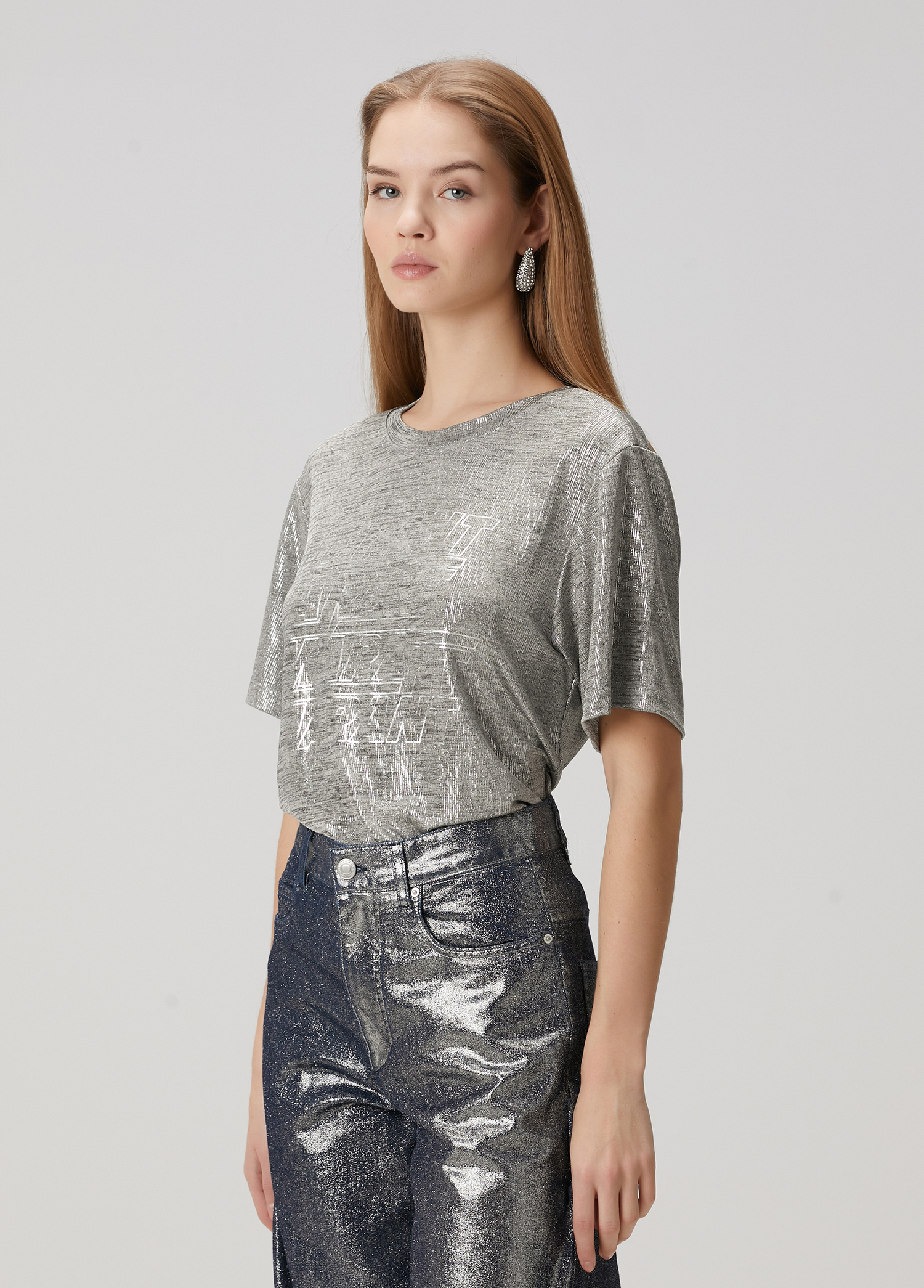 Zoeline Silver T-shirt