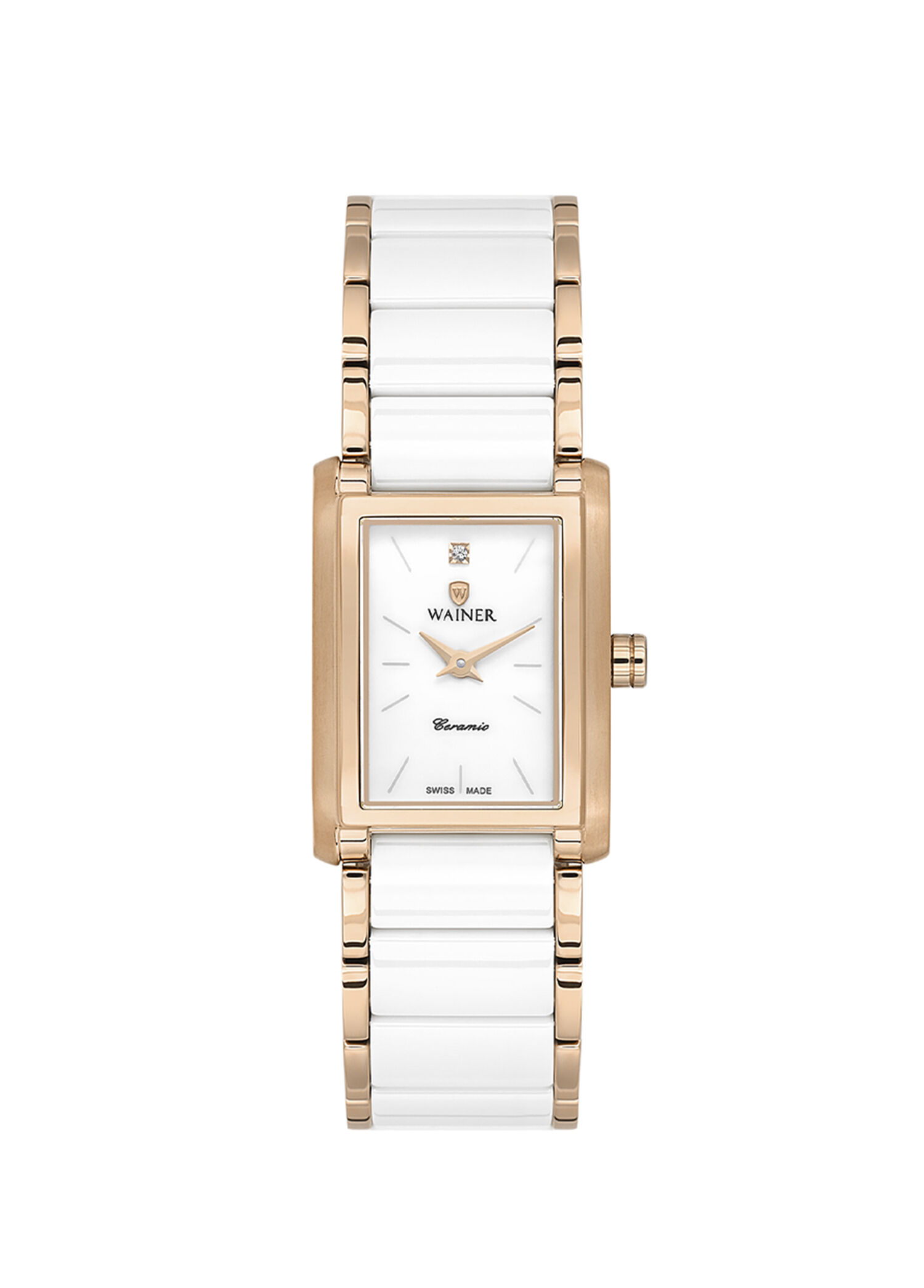 WA.18060-D Beyaz Rosegold Kadın Kol Saati