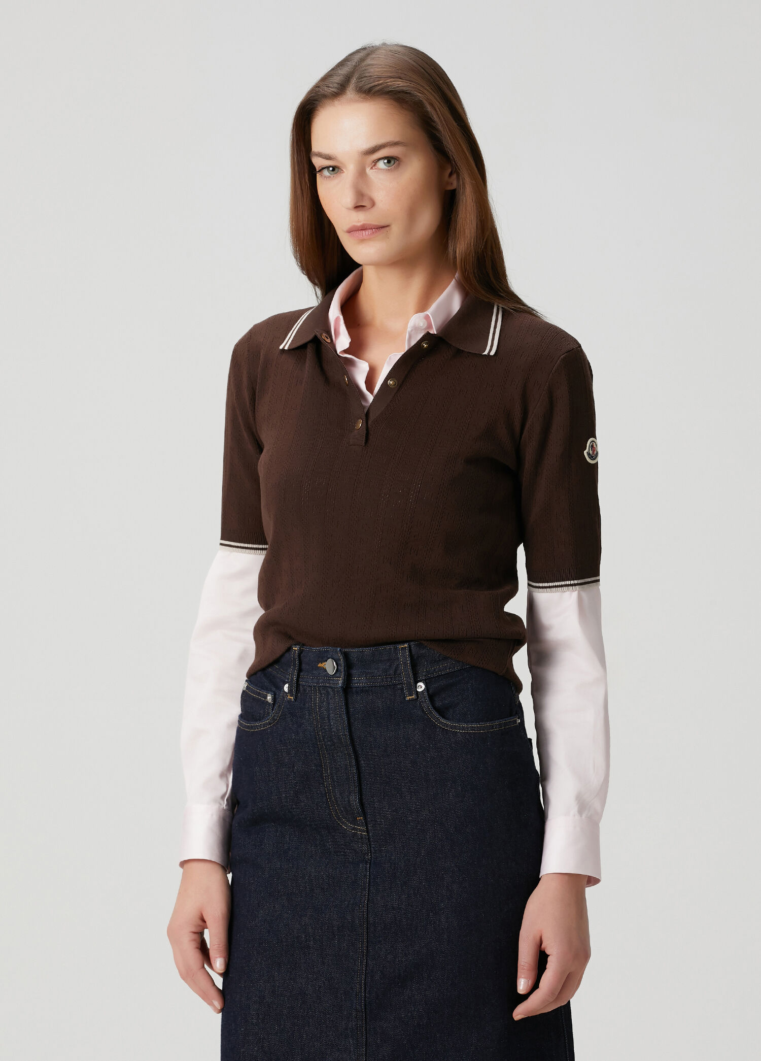 Kahverengi Polo Triko