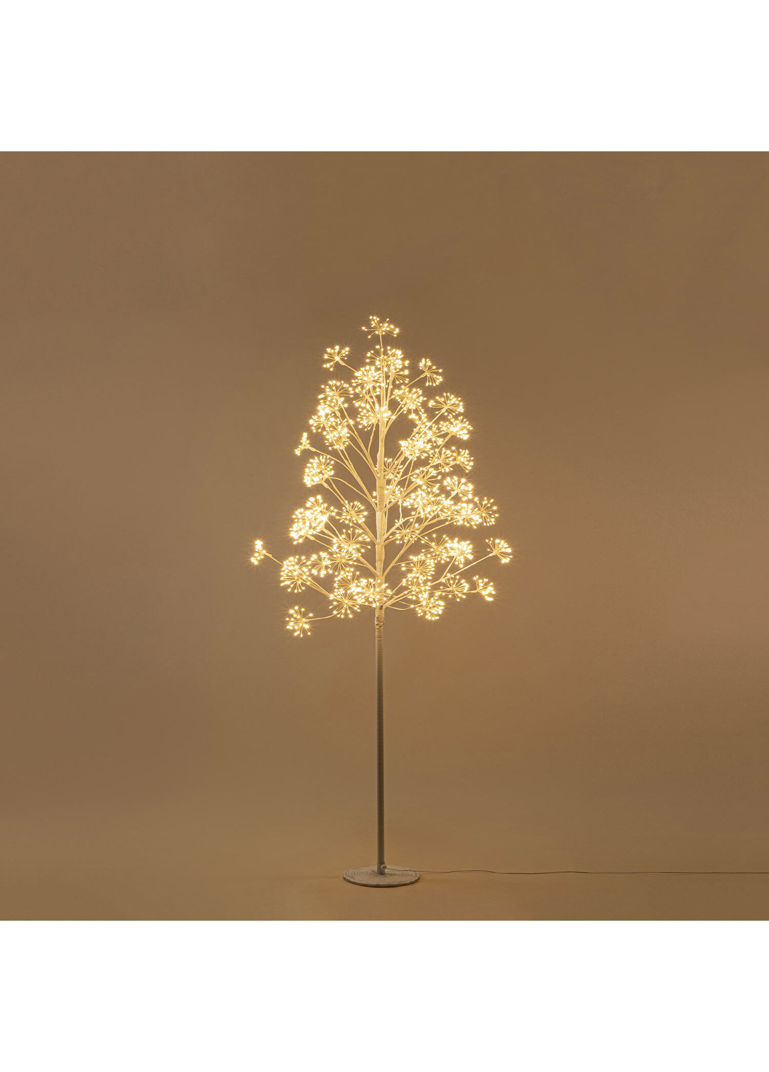 Shine Natural Metal Ledli Dekoratif Yılbaşı Ağacı 150 cm