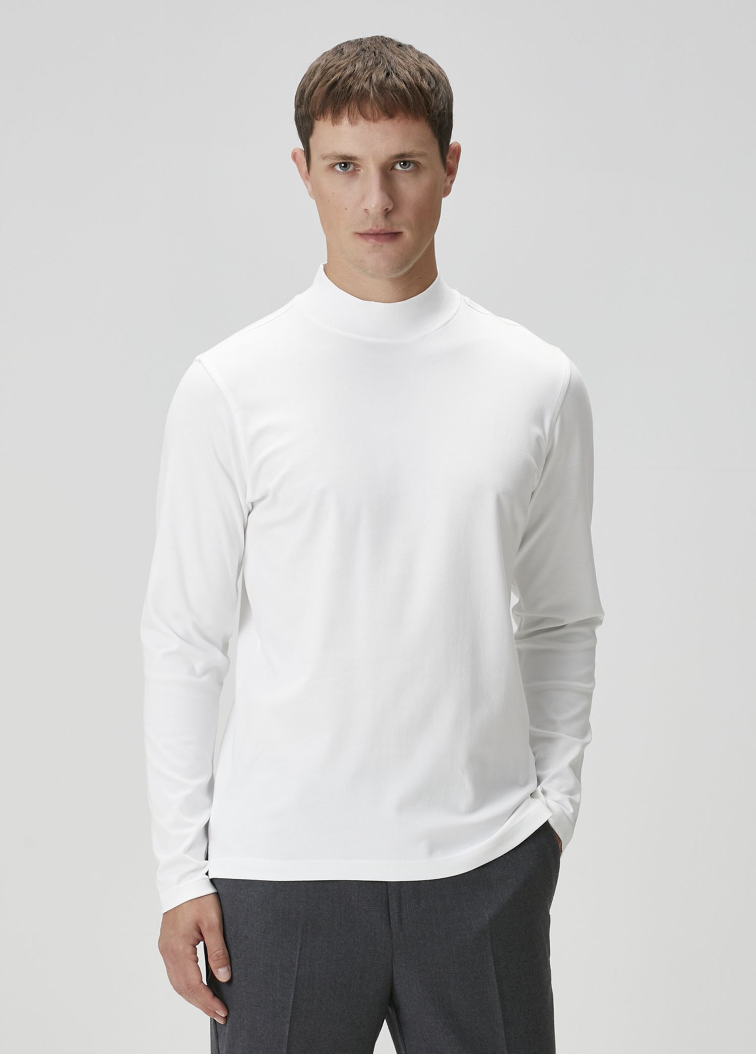 Beyaz Uzun Kollu T-shirt