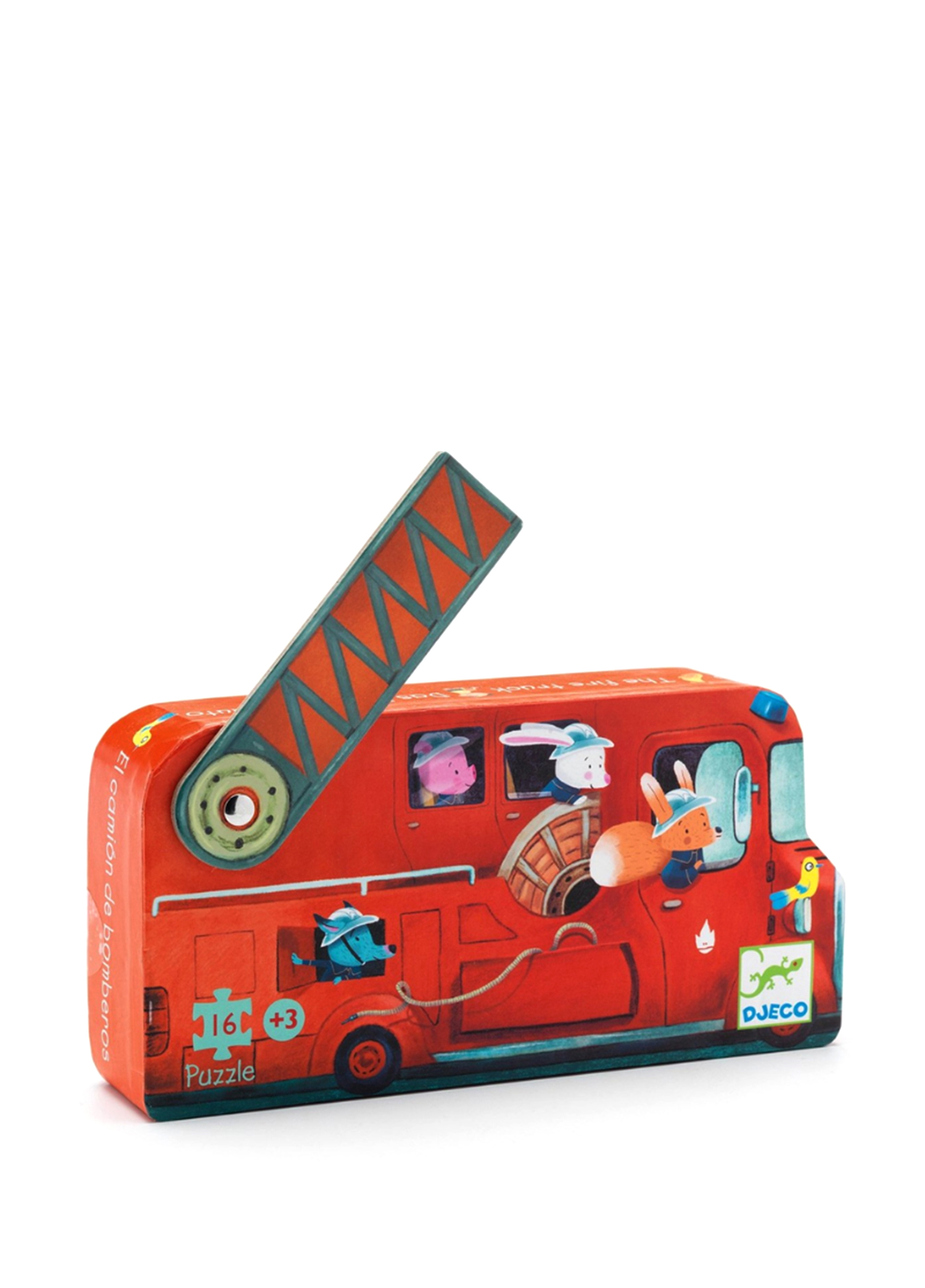 The Fire Truck 16 Parça Dekoratif Puzzle