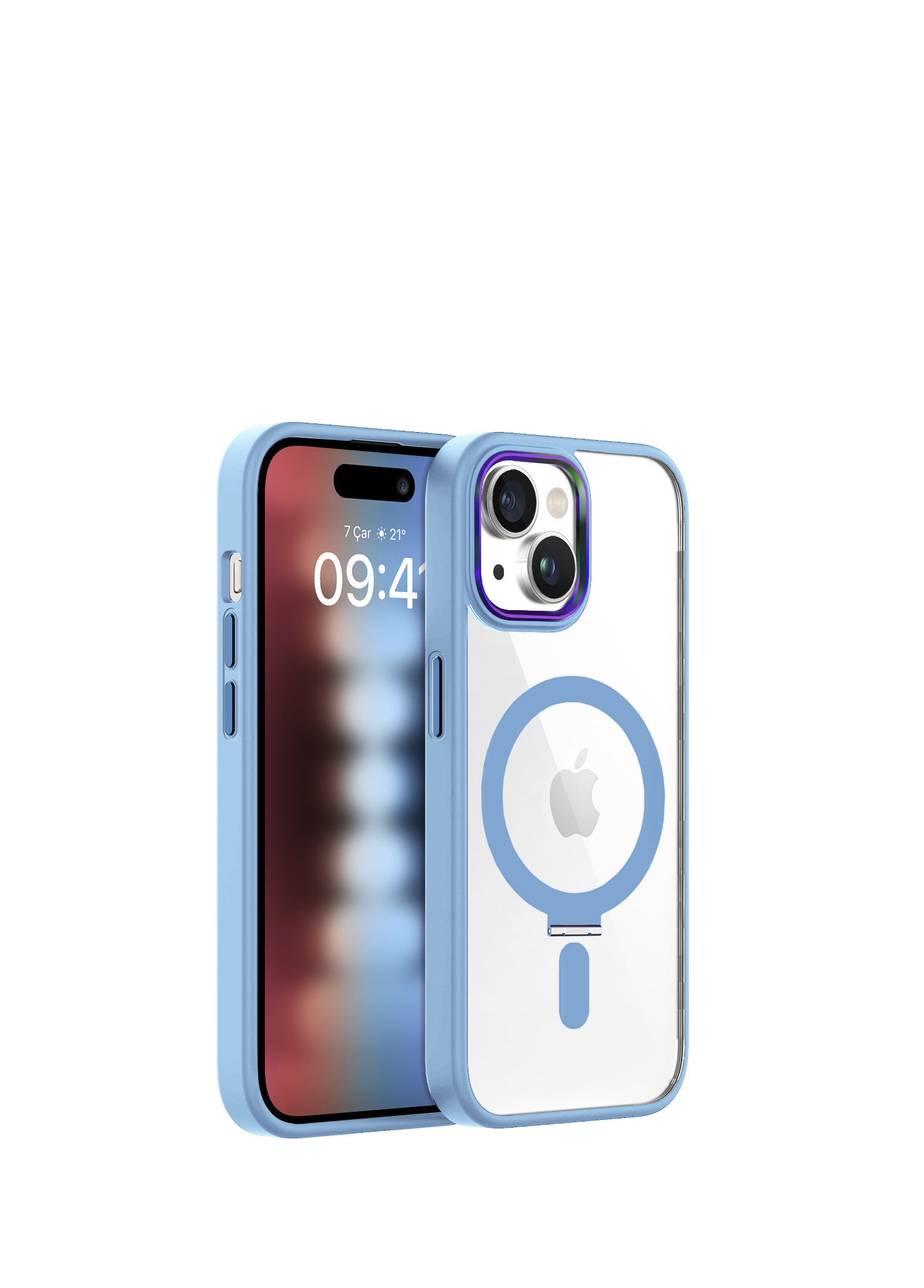 Sierra Blue iPhone 15 BumperMag Kılıf