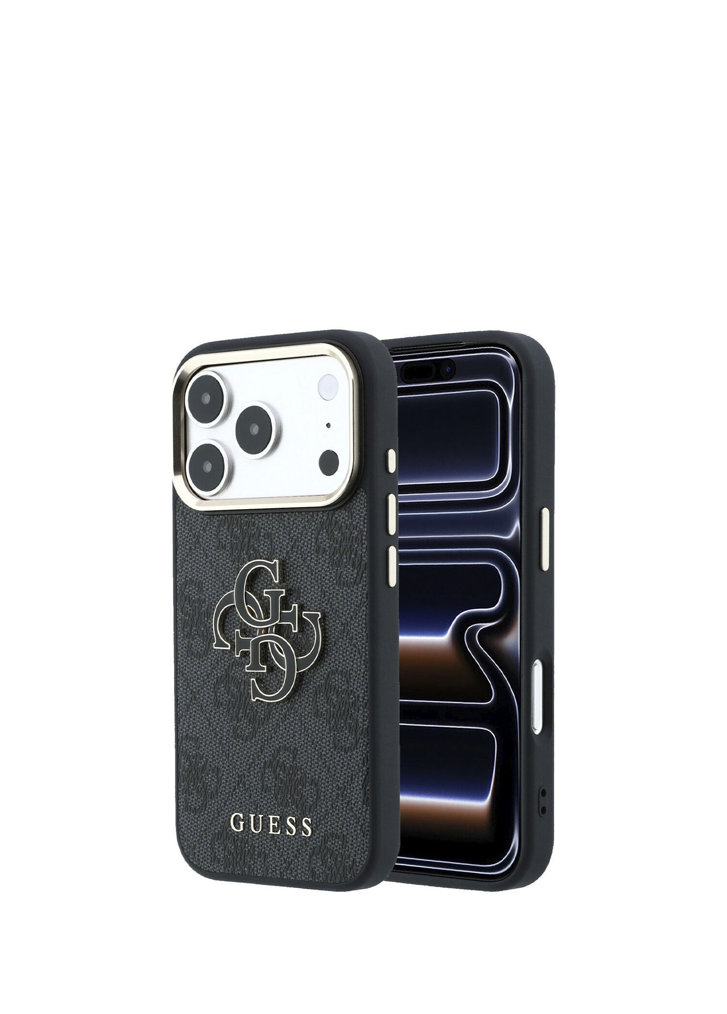 Guess  - iPhone 18 Pro Max 4G PU Phone Case with Large Resin Logo
